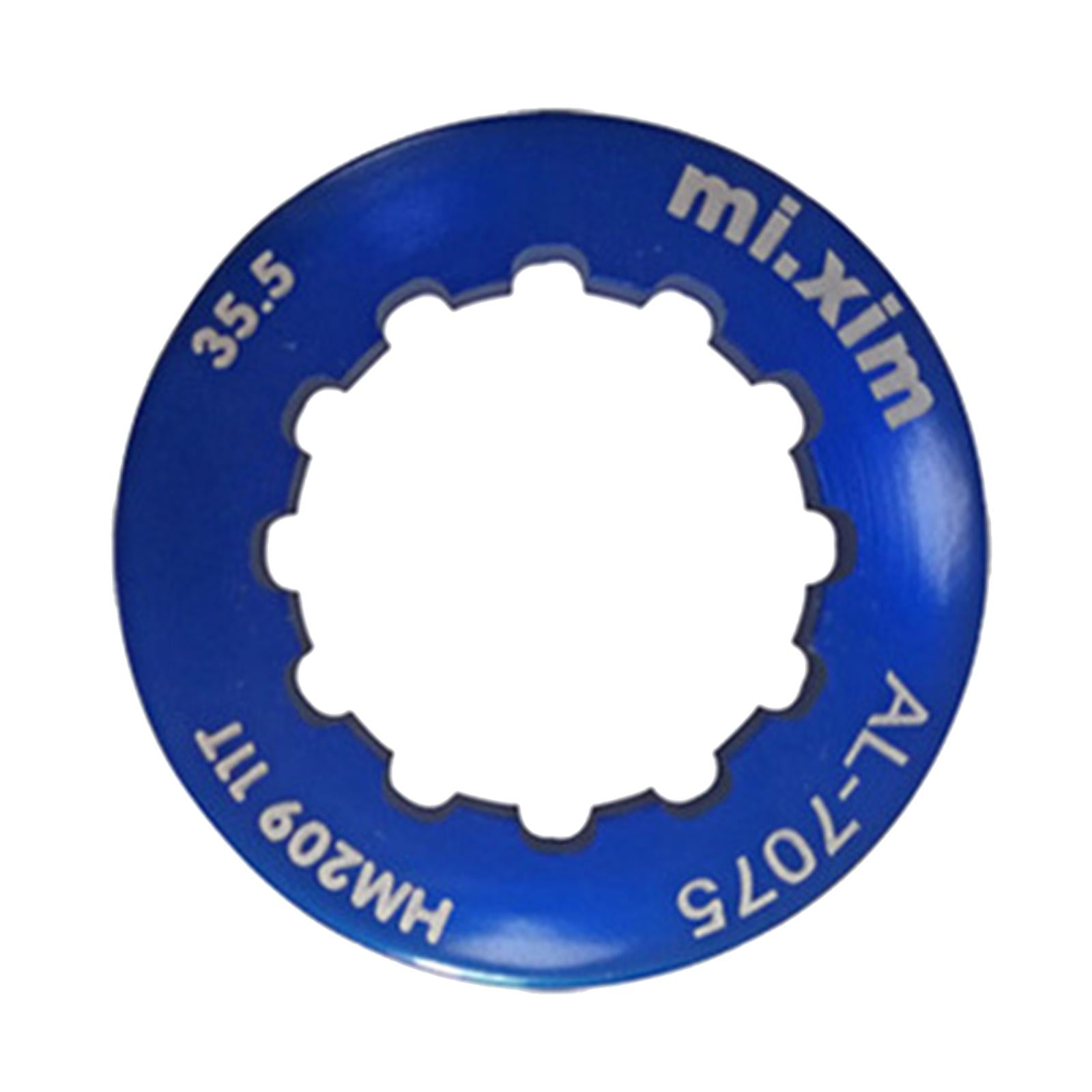 2x11T Bike Cassette Cover Freewheel Lock Ring Fixing Lid Flywheel Blue