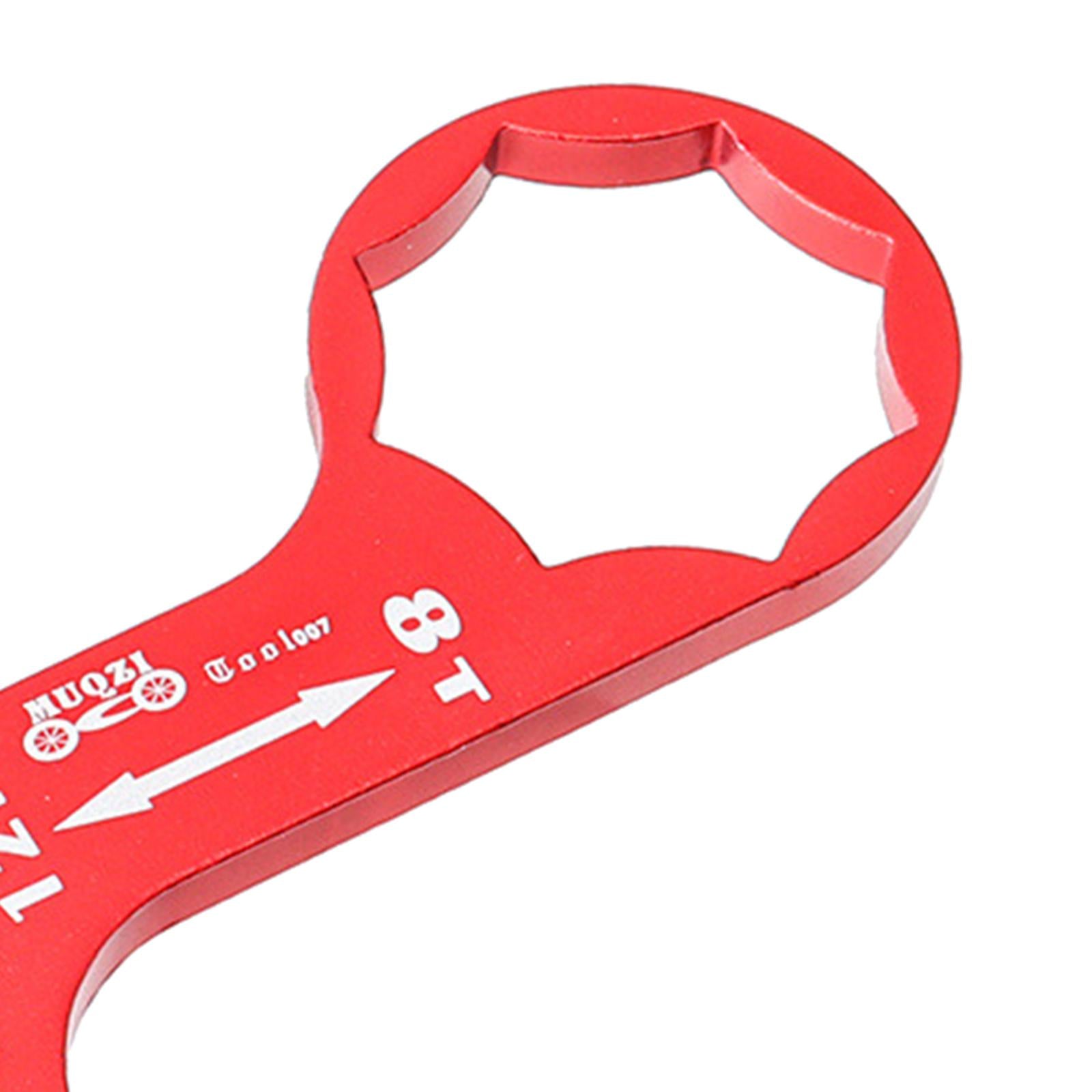 2xBike Bicycle Front Fork Caps Wrench Aluminum Alloy for XCT RST XCR Red