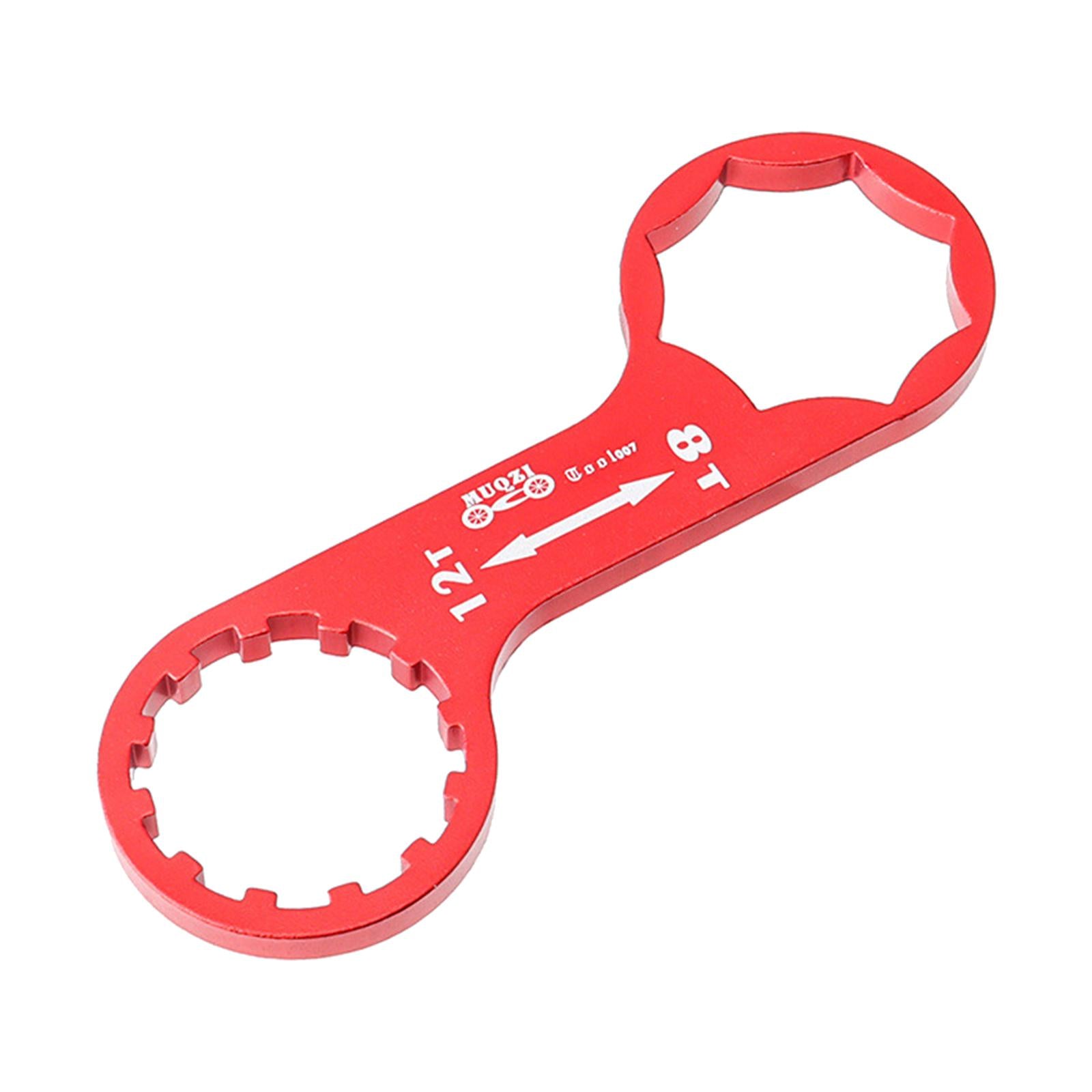 3xBike Bicycle Front Fork Caps Wrench Aluminum Alloy for XCT RST XCR Red