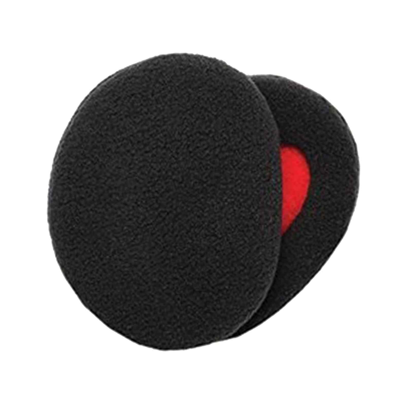 1Pair Ear Warmer Women Men Earmuffs Outdoor Portable Soft Bandless Ear Muffs Black