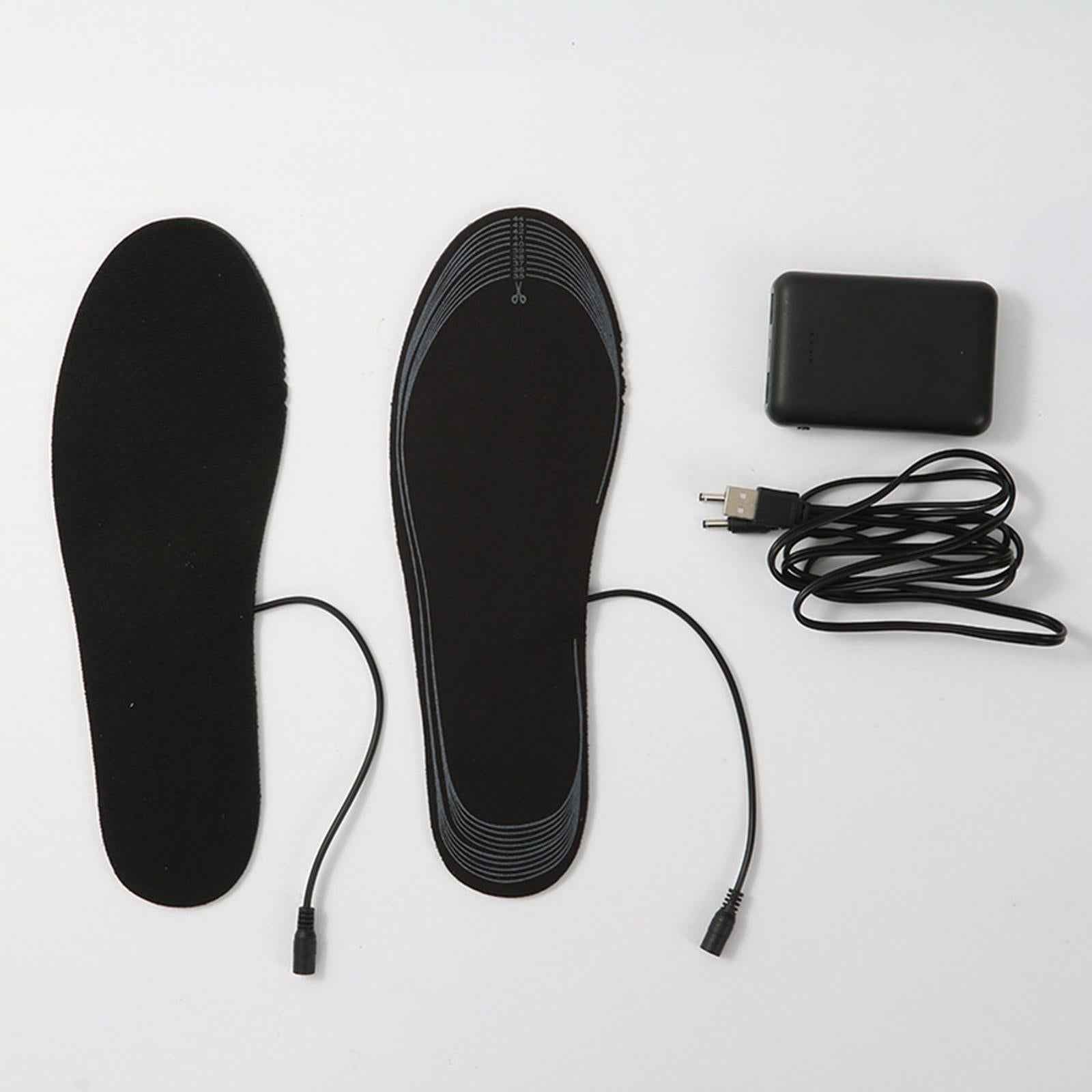 USB Electric Heated Shoe Insoles Heat Boots Warm Socks Winter Foot Warmers