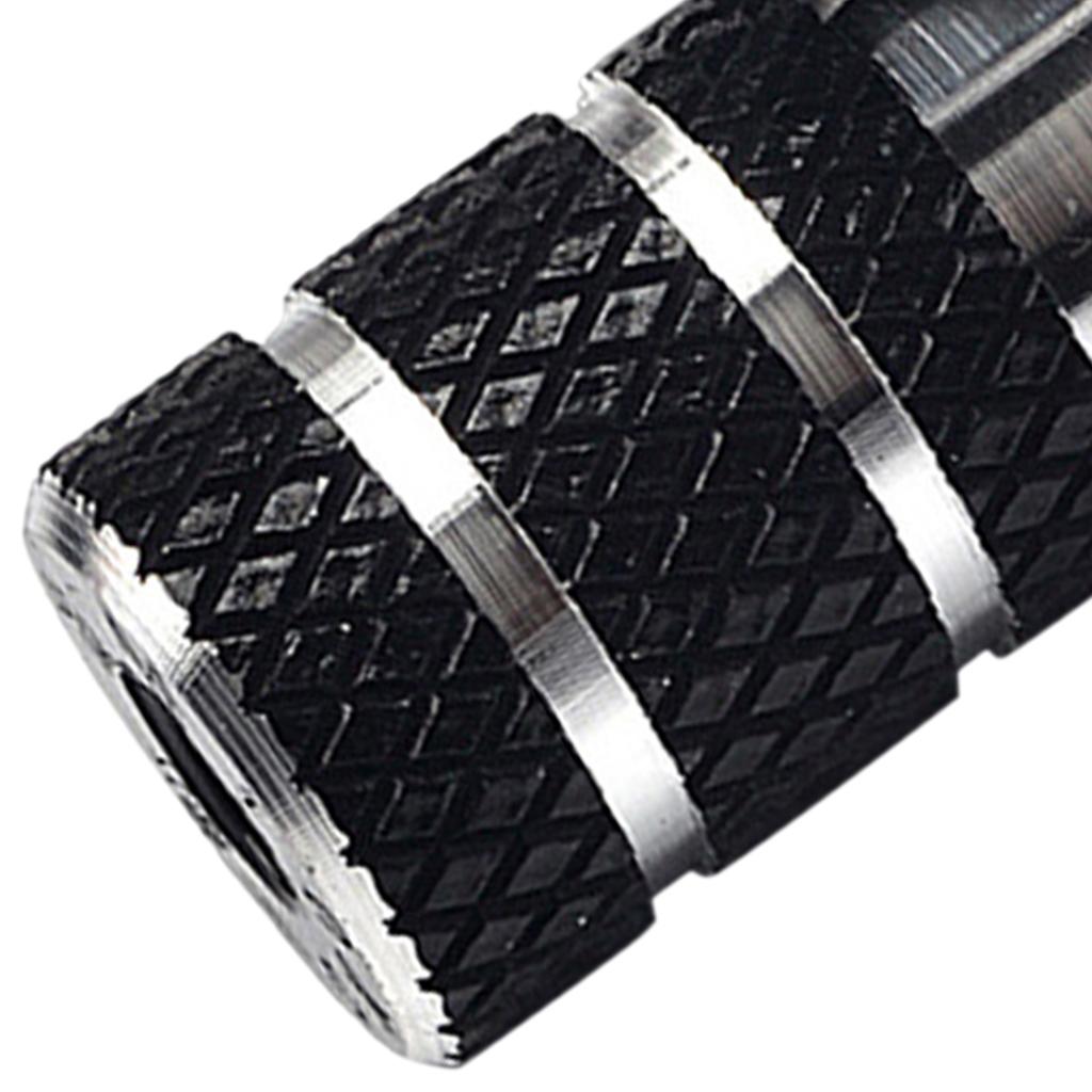 2Pcs Bike Non-slip Pegs for Front Rear Axle Foot Universal Bike Replacement Black