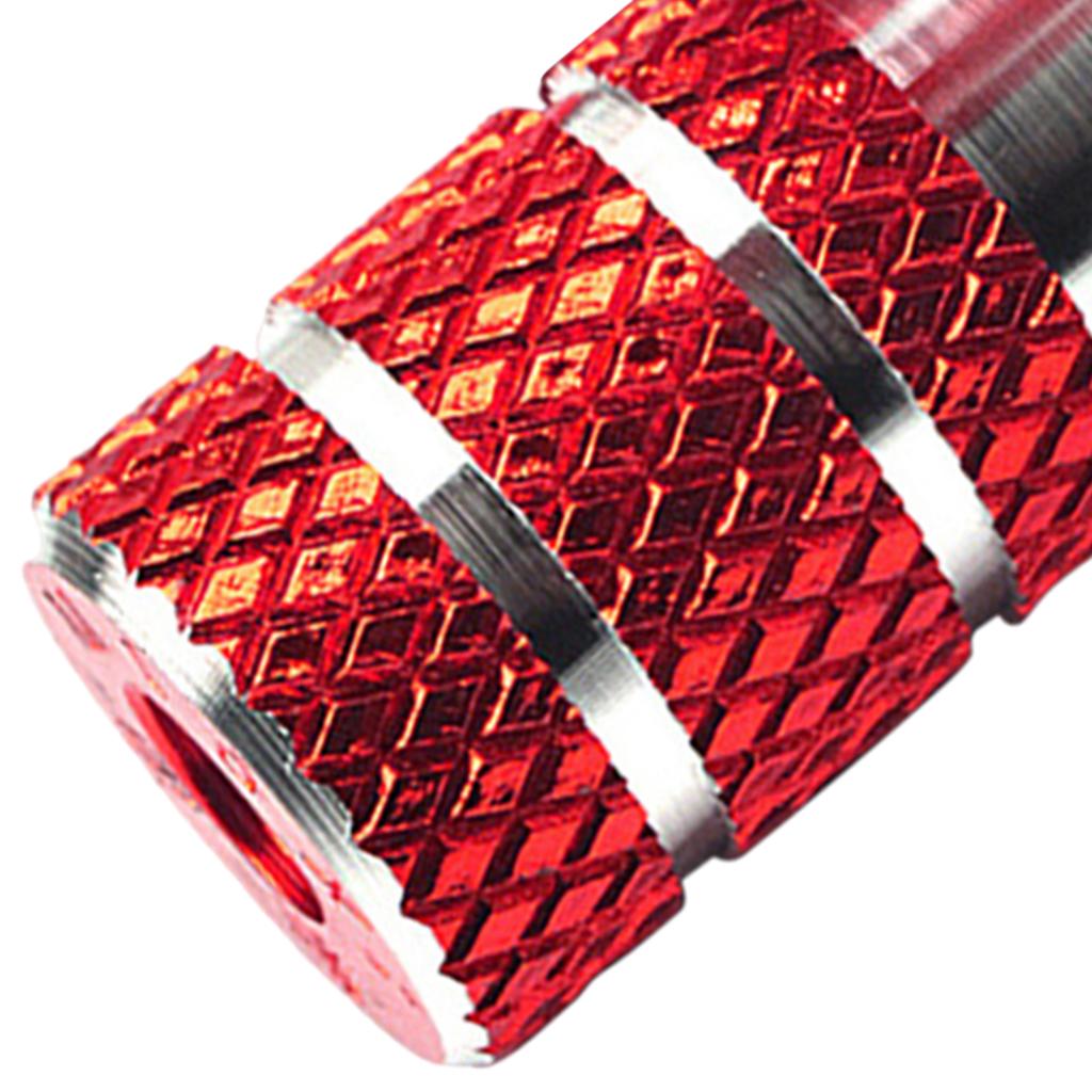 2Pcs Bike Non-slip Pegs for Front Rear Axle Foot Universal Bike Replacement Red