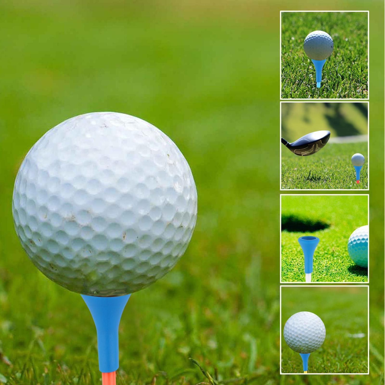 4x5x Driving Rubber Golf Tees Holder Practice Home Outdoor Training Blue