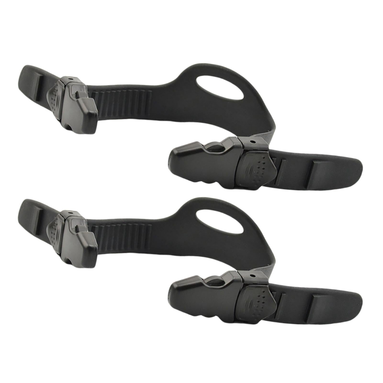 2 Pieces Diving Quick Release Fin Straps Adjustable Scuba with Buckles M