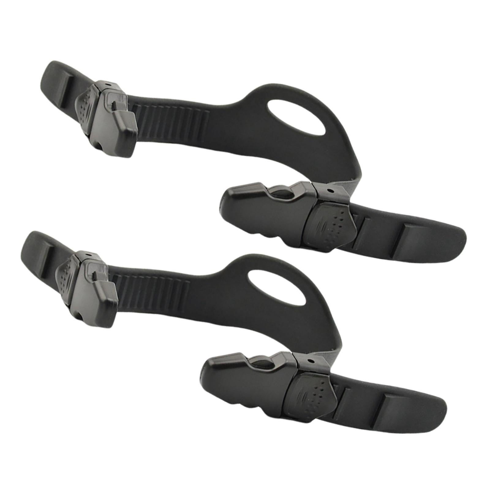 2 Pieces Diving Quick Release Fin Straps Adjustable Scuba with Buckles M