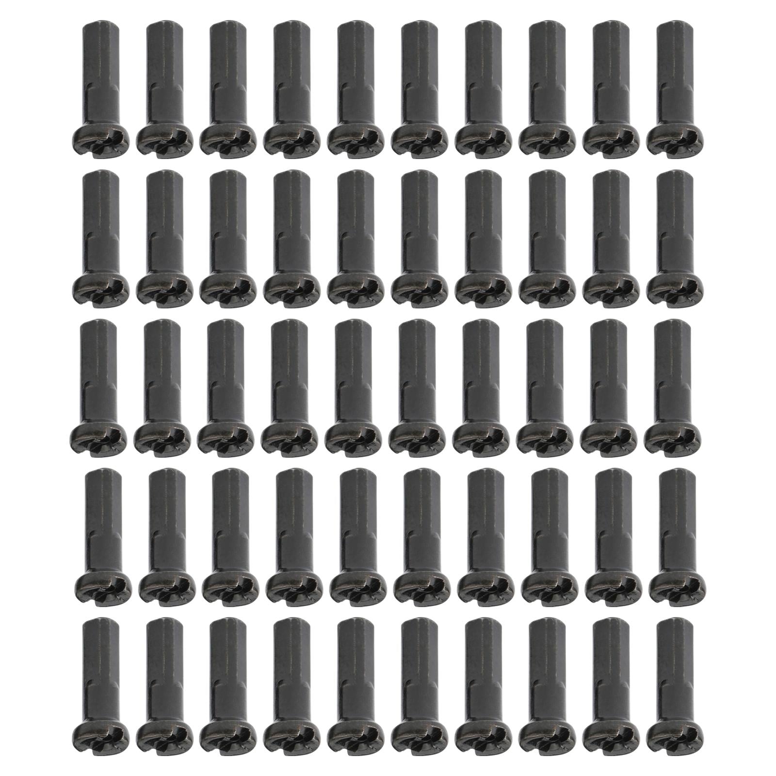 2x50Pcs MTB Bike Spoke Nipples Road Bicycle Spoke Caps Spokes Protector Guards