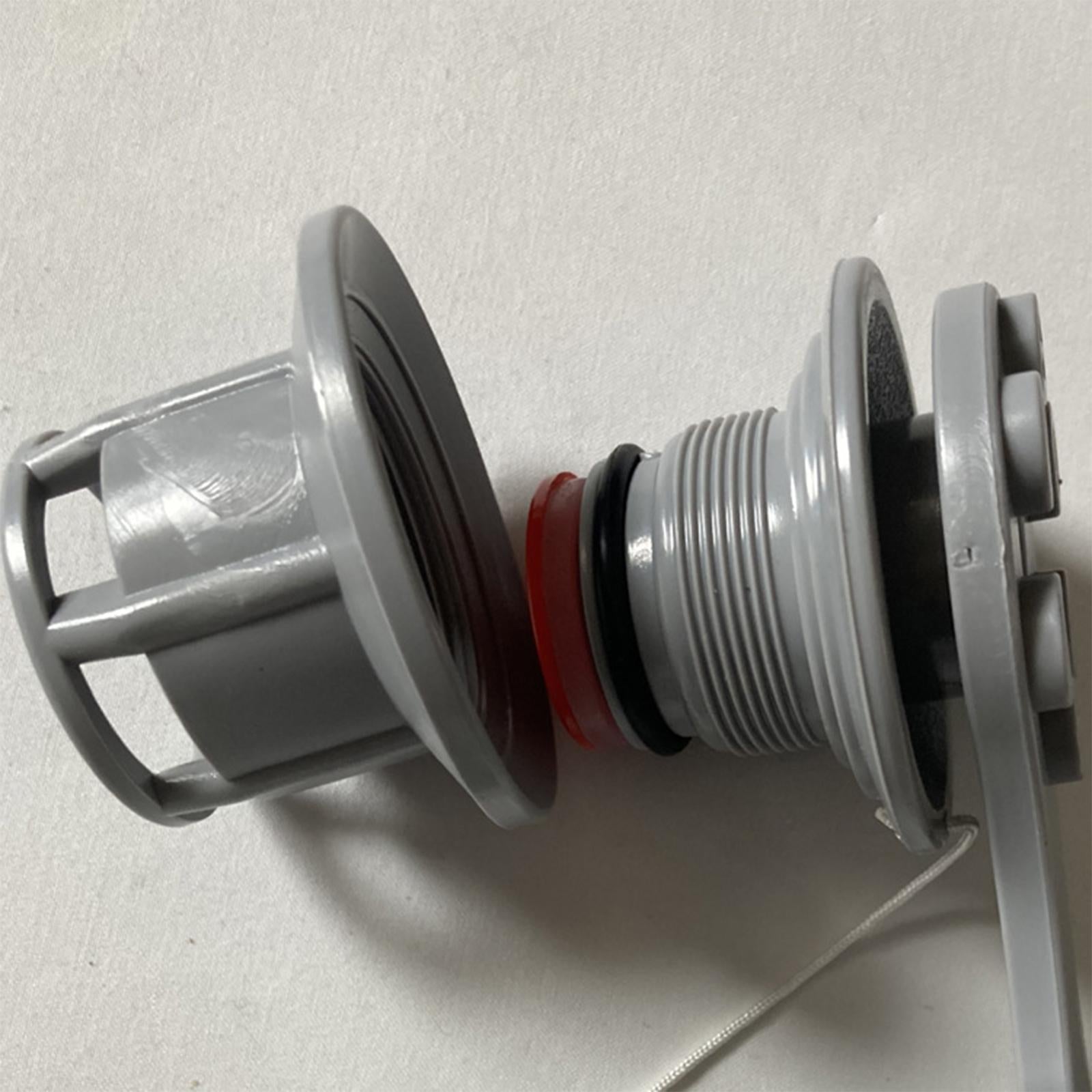 2x8 Section Spiral Air Valve Wrench Inflatable Boat Kayak Paddle Board Tool Gray