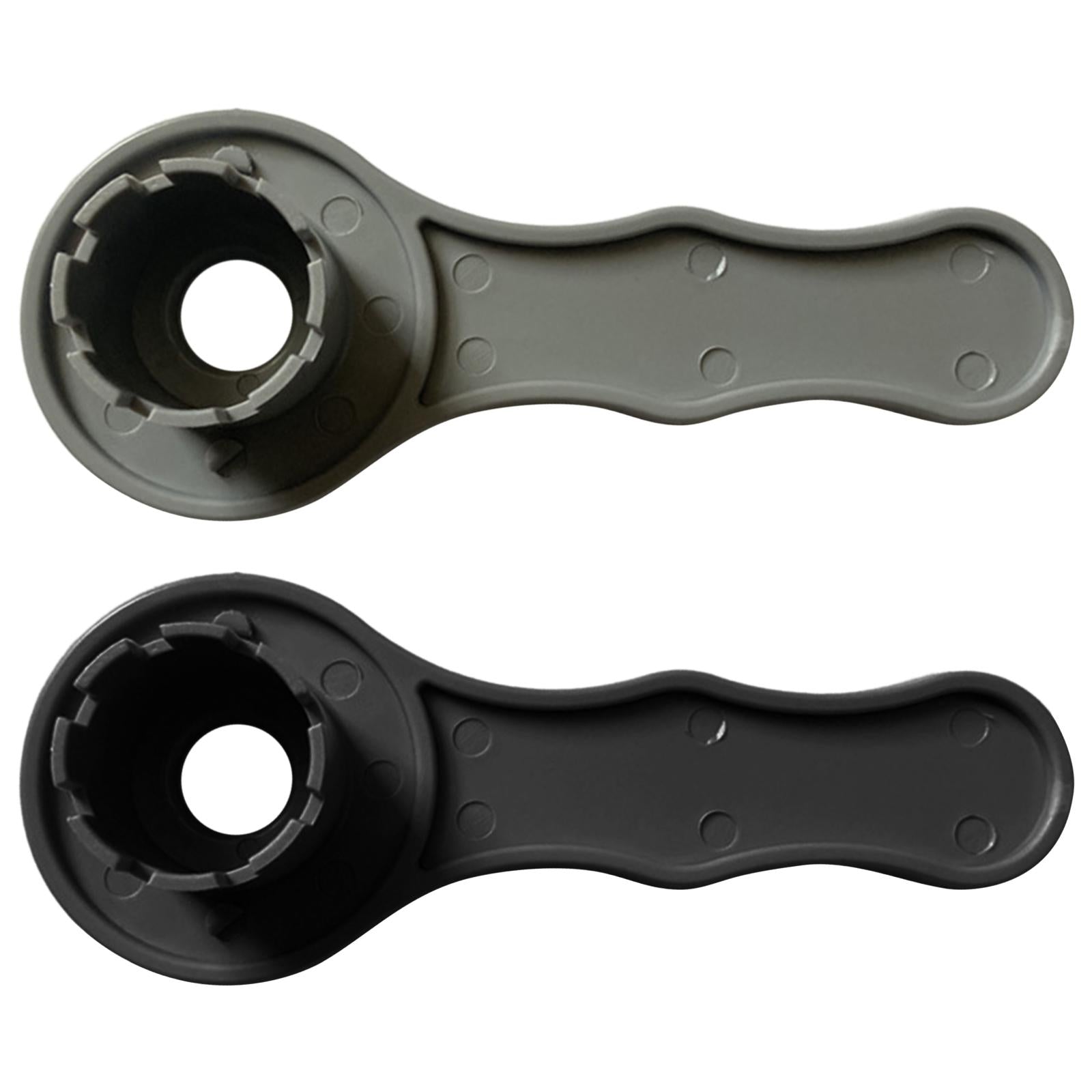 2x8 Section Spiral Air Valve Wrench Inflatable Boat Kayak Paddle Board Tool Gray