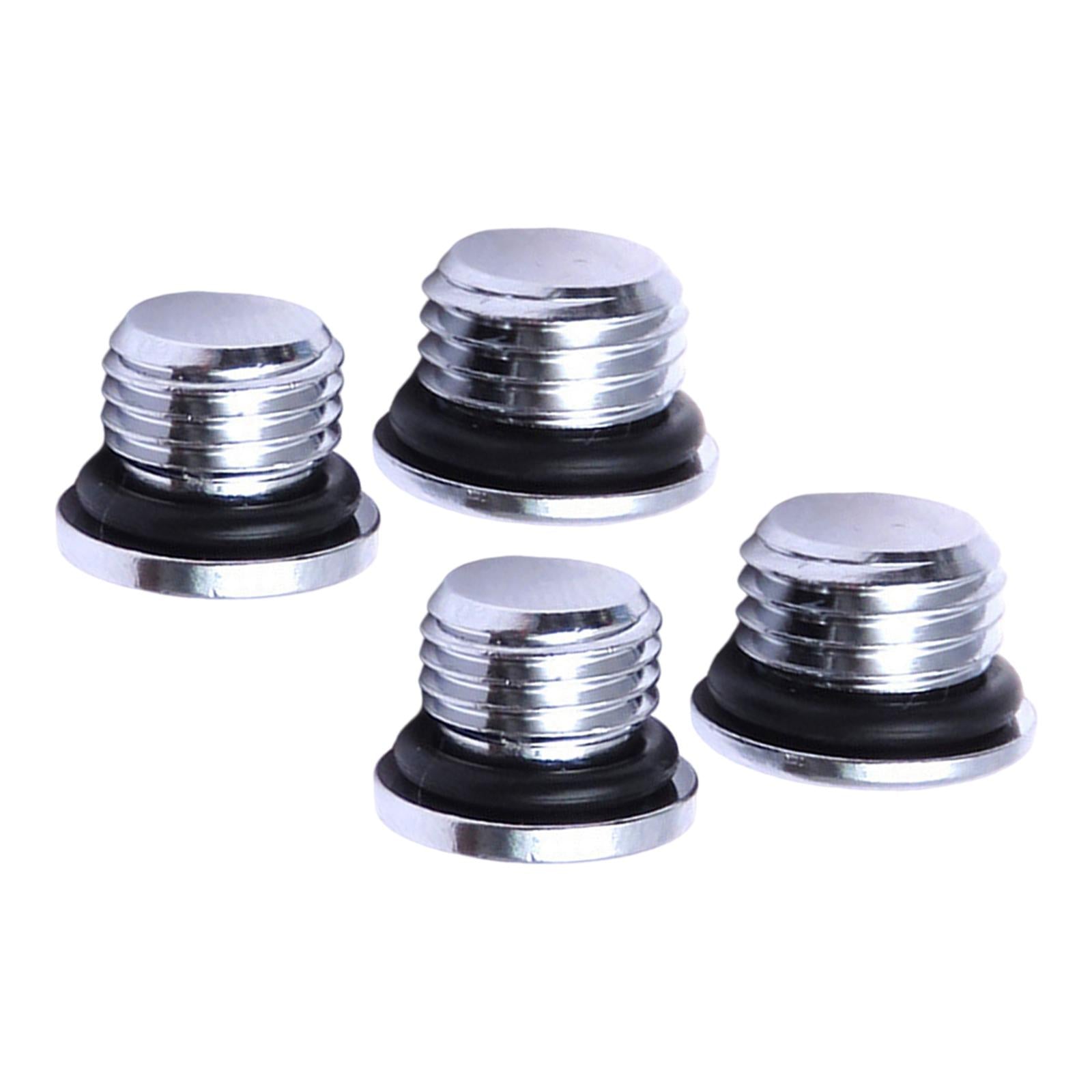 4xCopper Diving Regulator Port Plug Scuba Dive O Ring Plugs Hardware Screws 7g