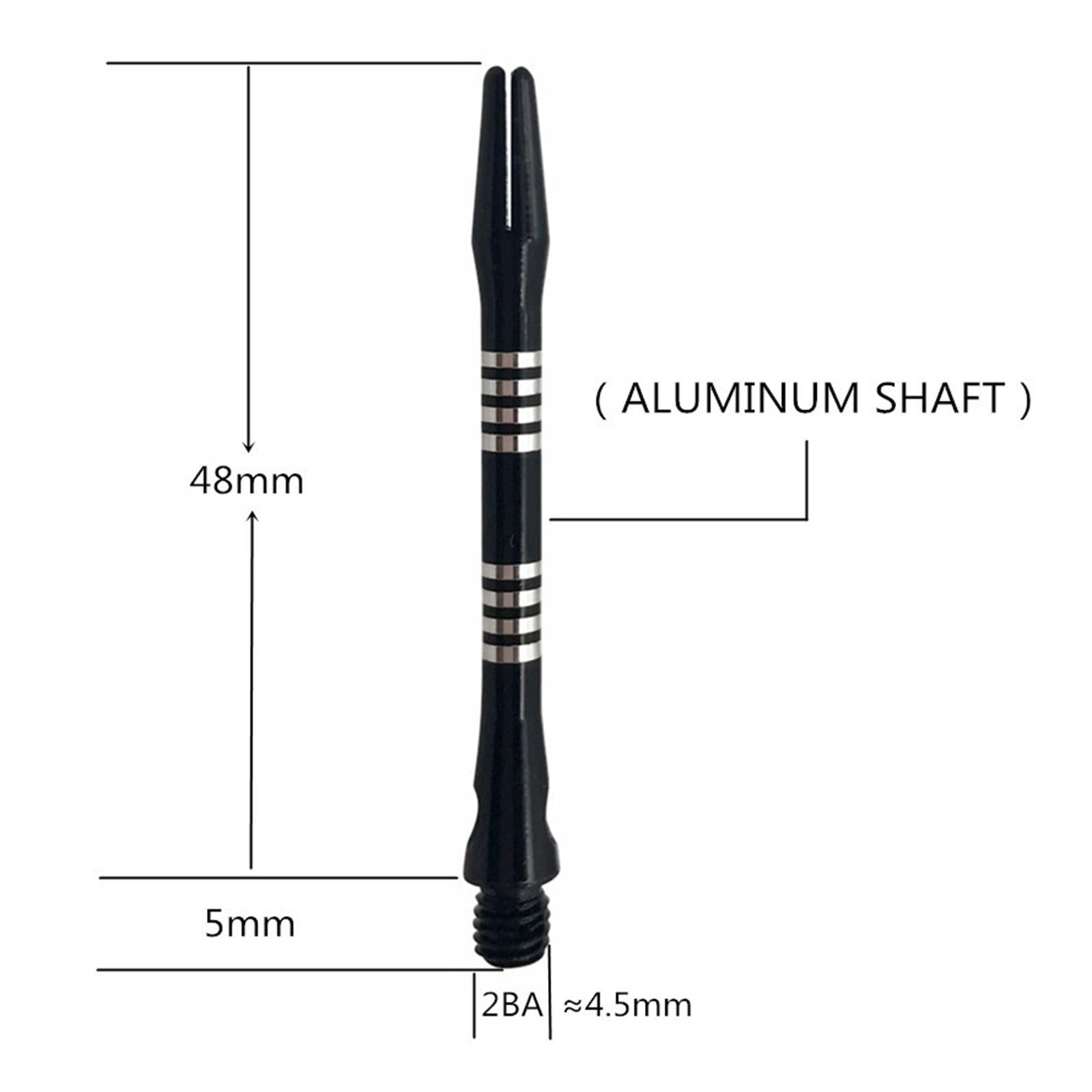 3x3Pcs Aluminum Dart Shaft Replacements Metal Dart Stems Kit Dart Rods Sturdy