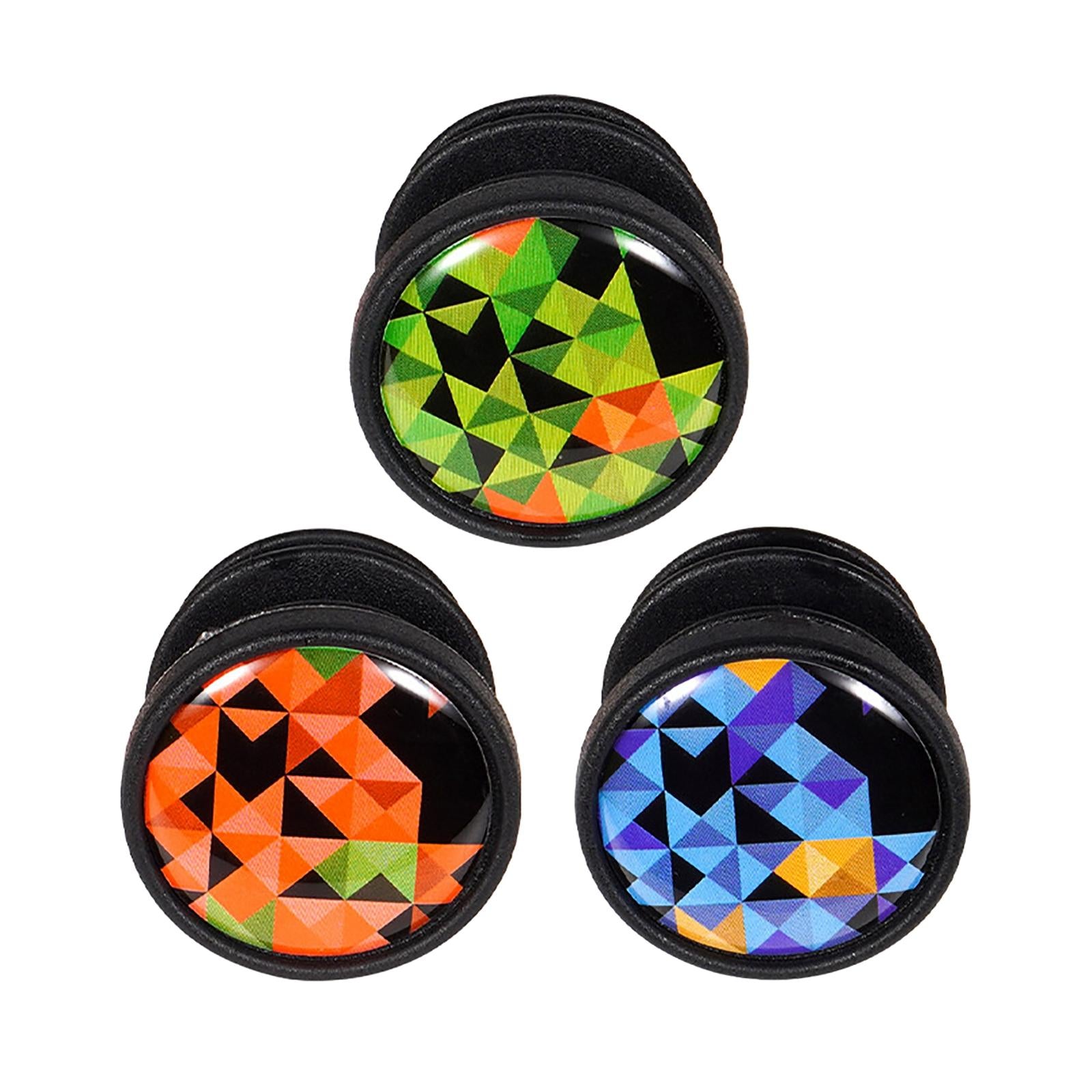 3xPlastic Bike Handlebar Bar End Plugs for Most Bicycle Accessories Green