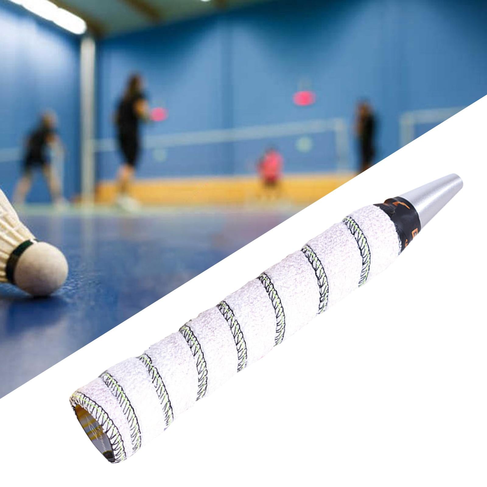 3xCotton Towel Tennis Badminton Racket Grip Wrap Tape Overgrip Non Slip White
