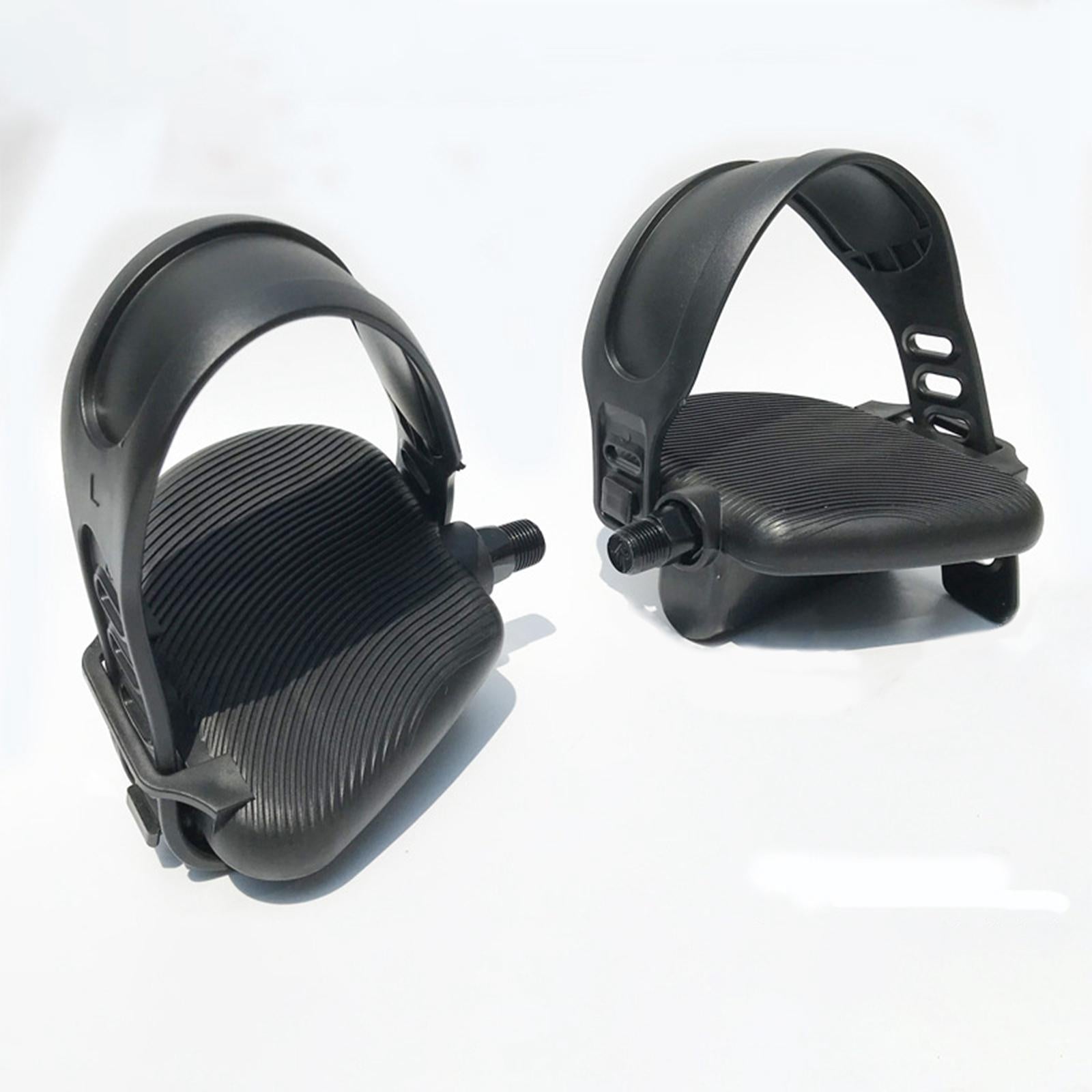 2xUniversal Exercise Bike Pedal Straps 1 Pair Adjustable Length Heavy Duty