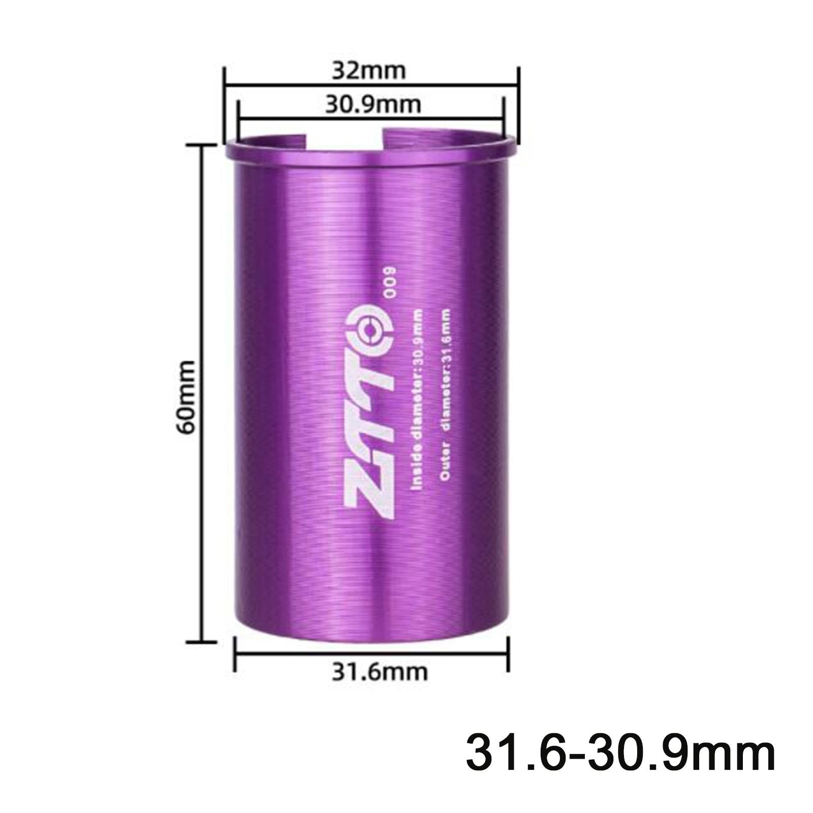 2xBike Seat Post Shim Seatpost Tube Folding Bike 60mm Long MTB Conversion