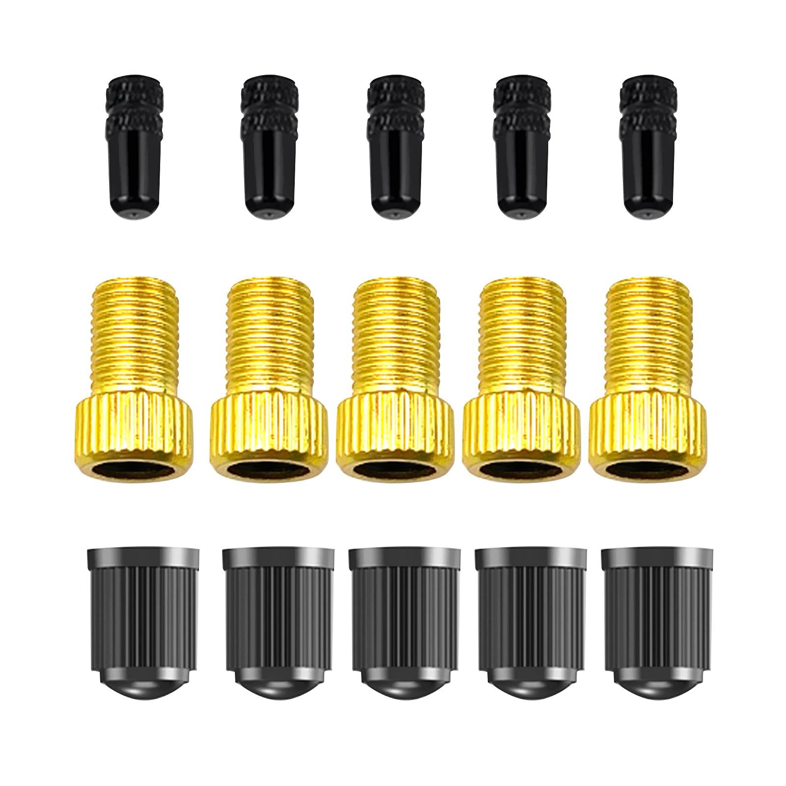 3xPresta to Schrader Valve Adapter Bike Pump Converter Car Accessories Bicycle Plastic Presta Hat