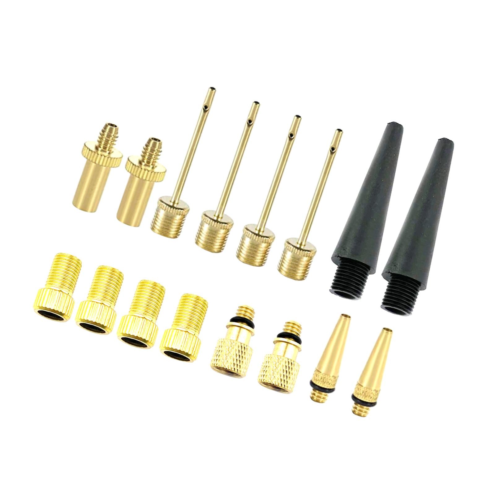 2xPresta Schrader Valve Adaptor Bike Pump Adapters Nozzle Air Compressor Set 2
