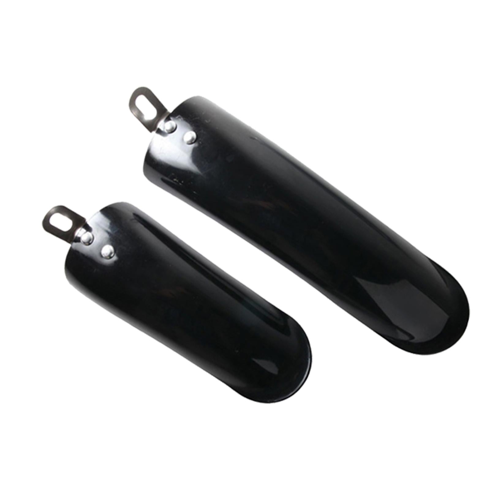 3x2Pcs Folding Bike Mudguard Mud Guard Front Rear Fenders Cycling Parts Black 12inch