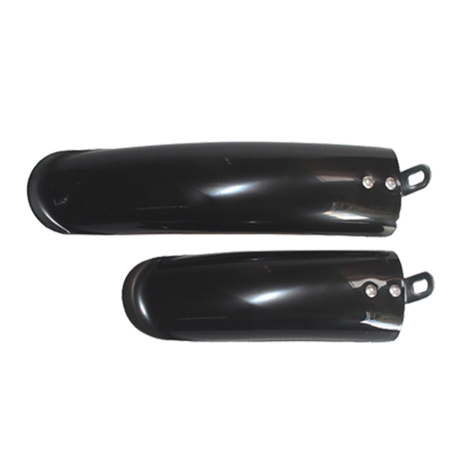 3x2Pcs Folding Bike Mudguard Mud Guard Front Rear Fenders Cycling Parts Black 14inch