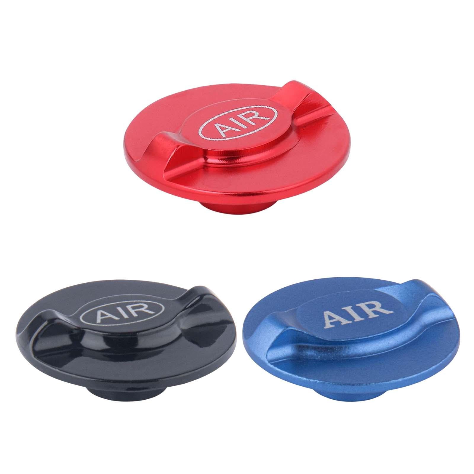 3xBike Front Fork Airtight Valve Cover Air Chamber Cover Replacement Red