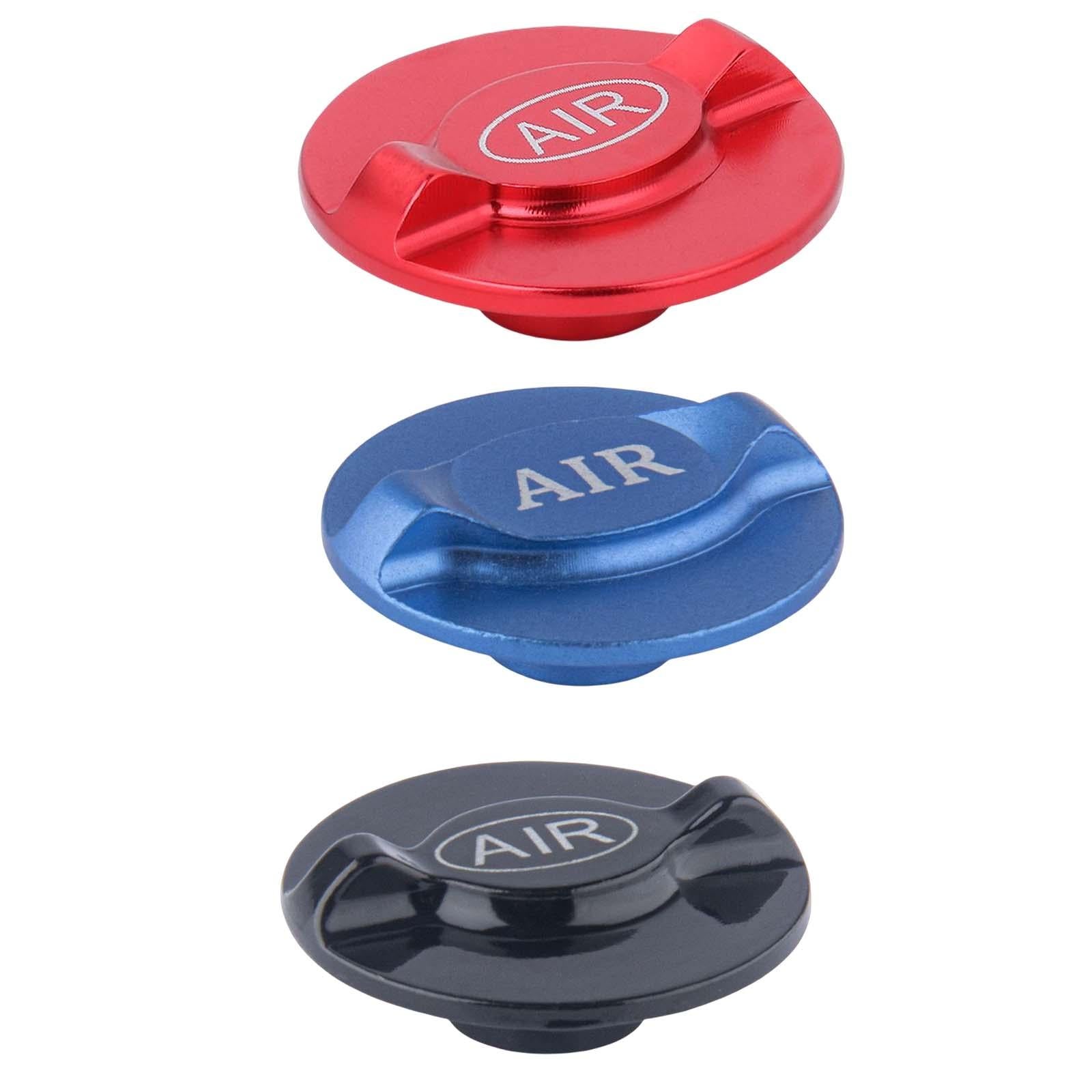 4xBike Front Fork Airtight Valve Cover Air Chamber Cover Replacement Red