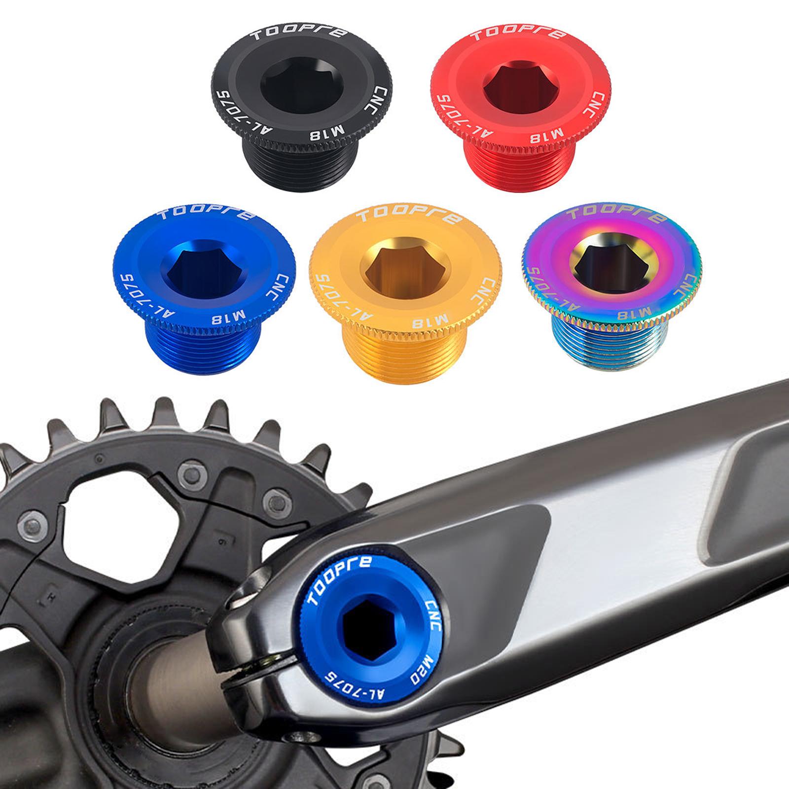 4xBike Crankset Screw MTB Mountain Road Bicycle Crank Arm Bolts Black