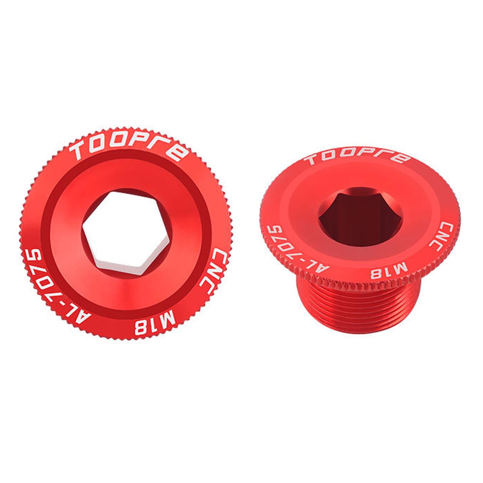 3xBike Crankset Screw MTB Mountain Road Bicycle Crank Arm Bolts Red