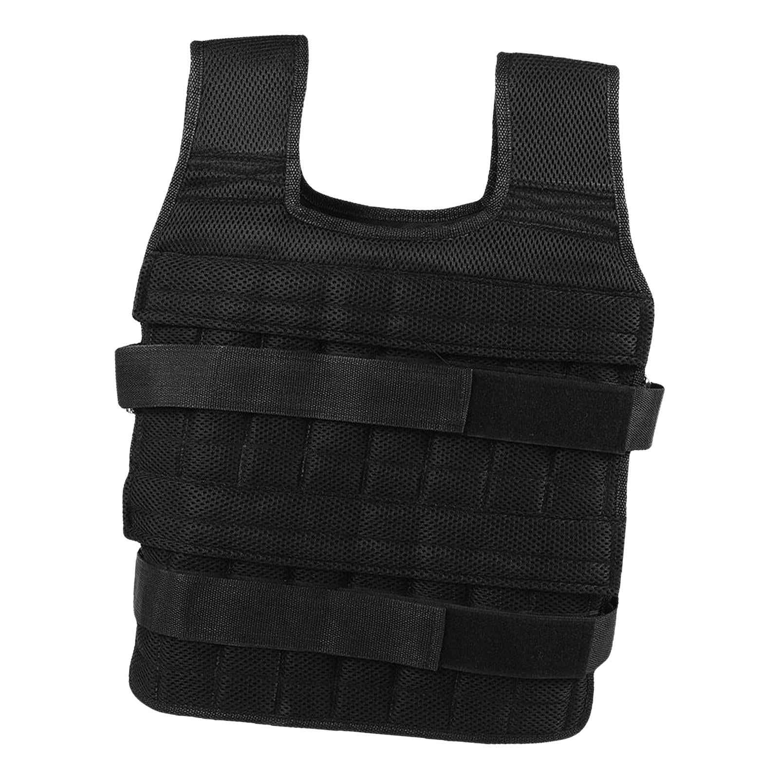 50kg Weight Vest Adjustable Loading Weight Jacket Exercise Training Fitness