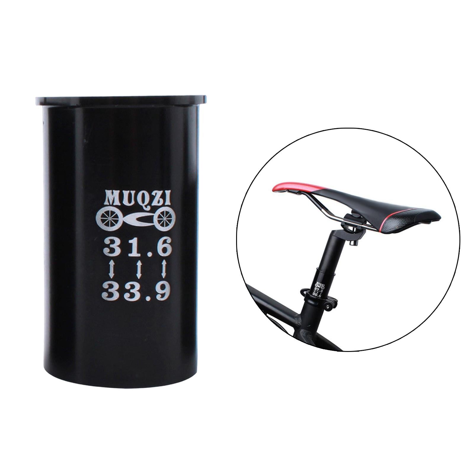 2xDurable Bike Seat Post Shim Seatpost Tube Adapter Reducer Sleeve Accessories 31.6 to 33.9