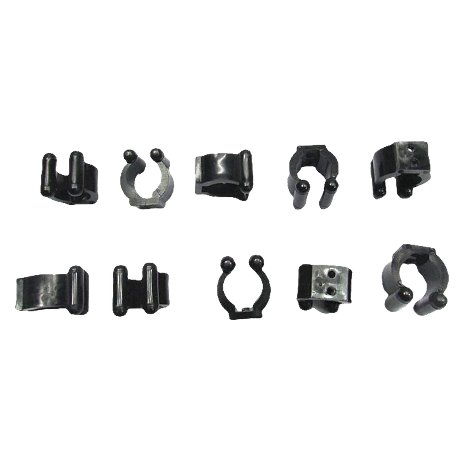 10x Plastic Billiard Cue Clips Fishing Rod Clips Billiard Accessories Medium