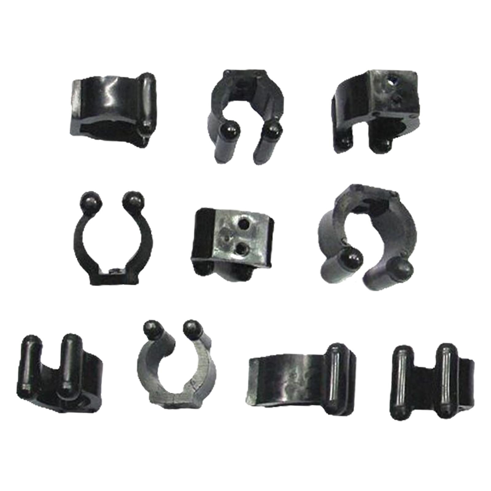 10x Plastic Billiard Cue Clips Fishing Rod Clips Billiard Accessories Medium