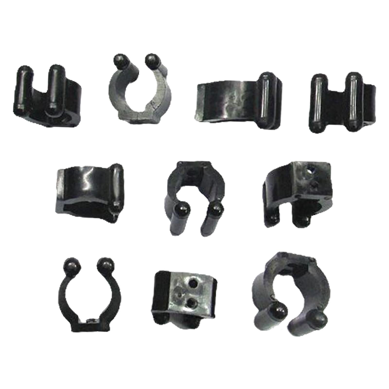 10x Plastic Billiard Cue Clips Fishing Rod Clips Billiard Accessories Medium