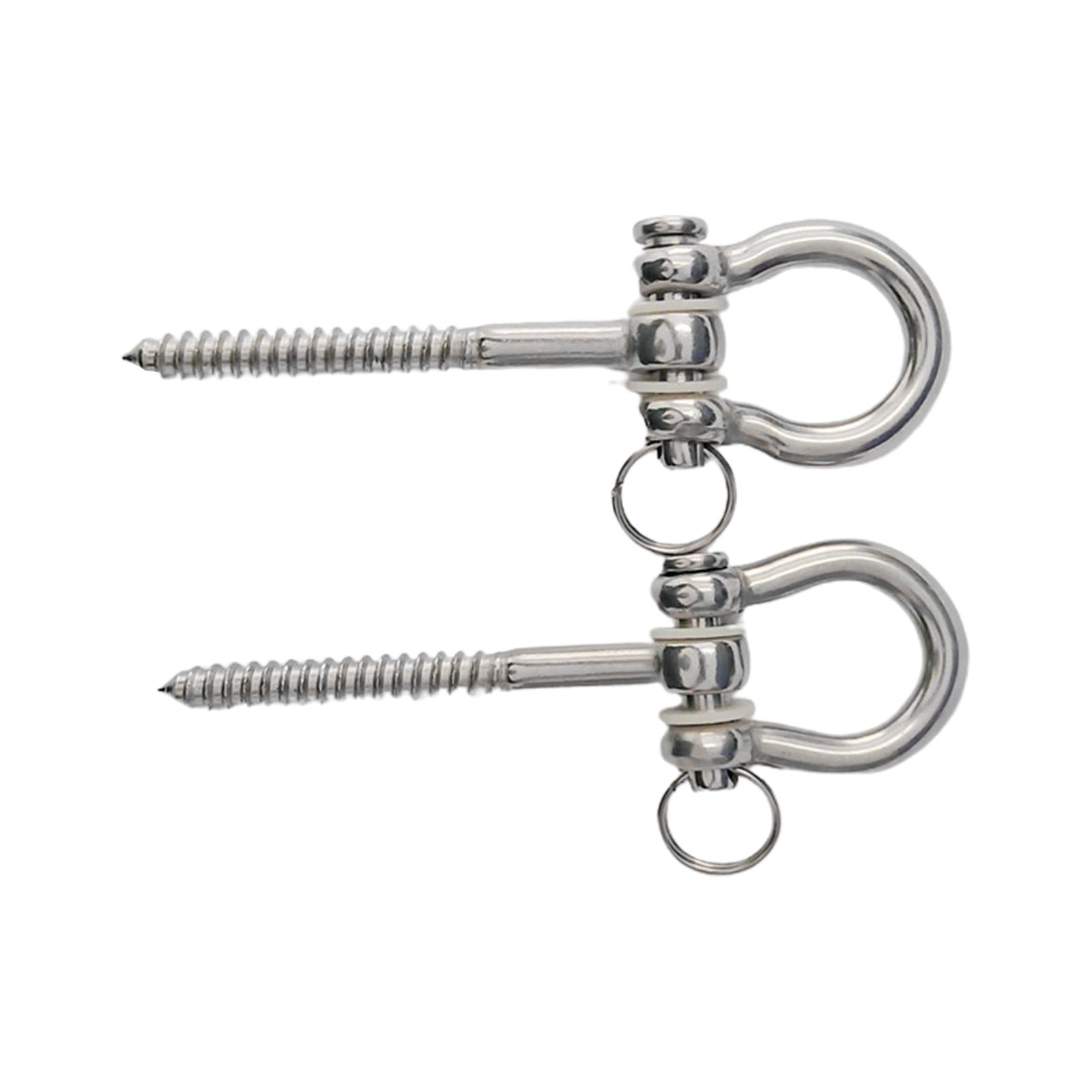 2Pcs Swing Hangers Rustproof Hardware Swing Sets for Playground Porch Swing