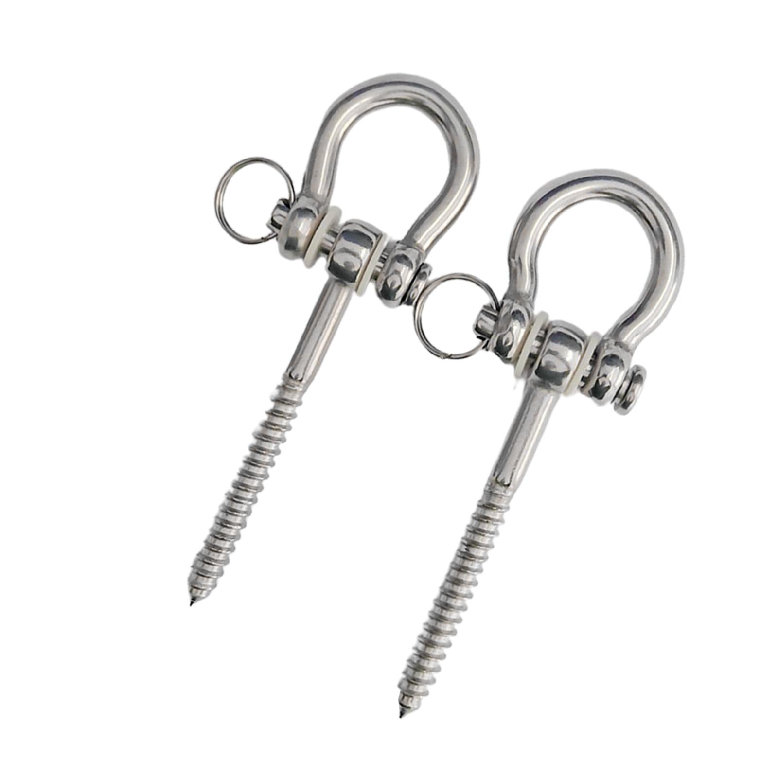 2Pcs Swing Hangers Rustproof Hardware Swing Sets for Playground Porch Swing
