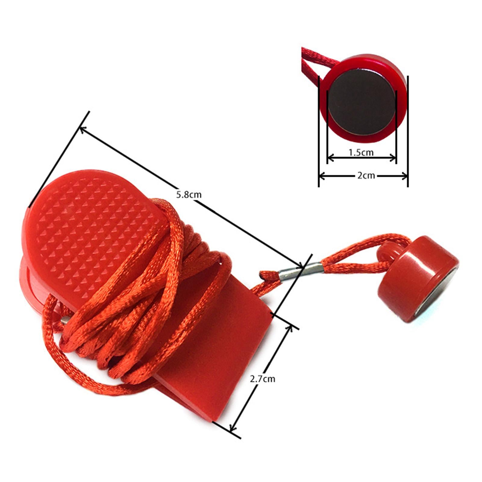 2xTreadmill Safety Key Magnet Key Portable Magnetic Universal Gym Fitness