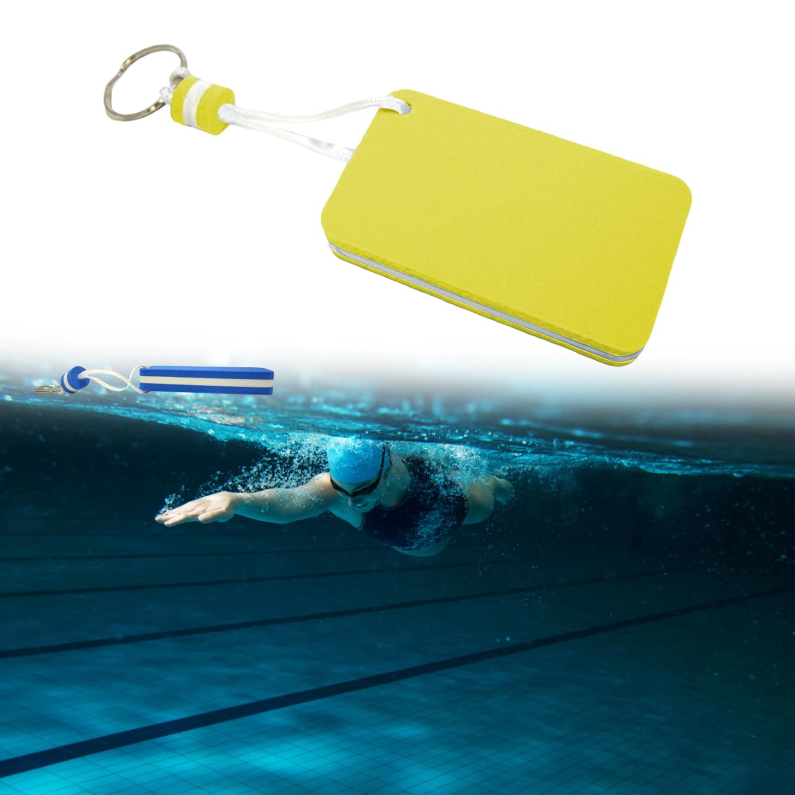 4xFloating Keychain Pendant Buoyant Key Chain for Outdoor Water Sports Sailing Yellow