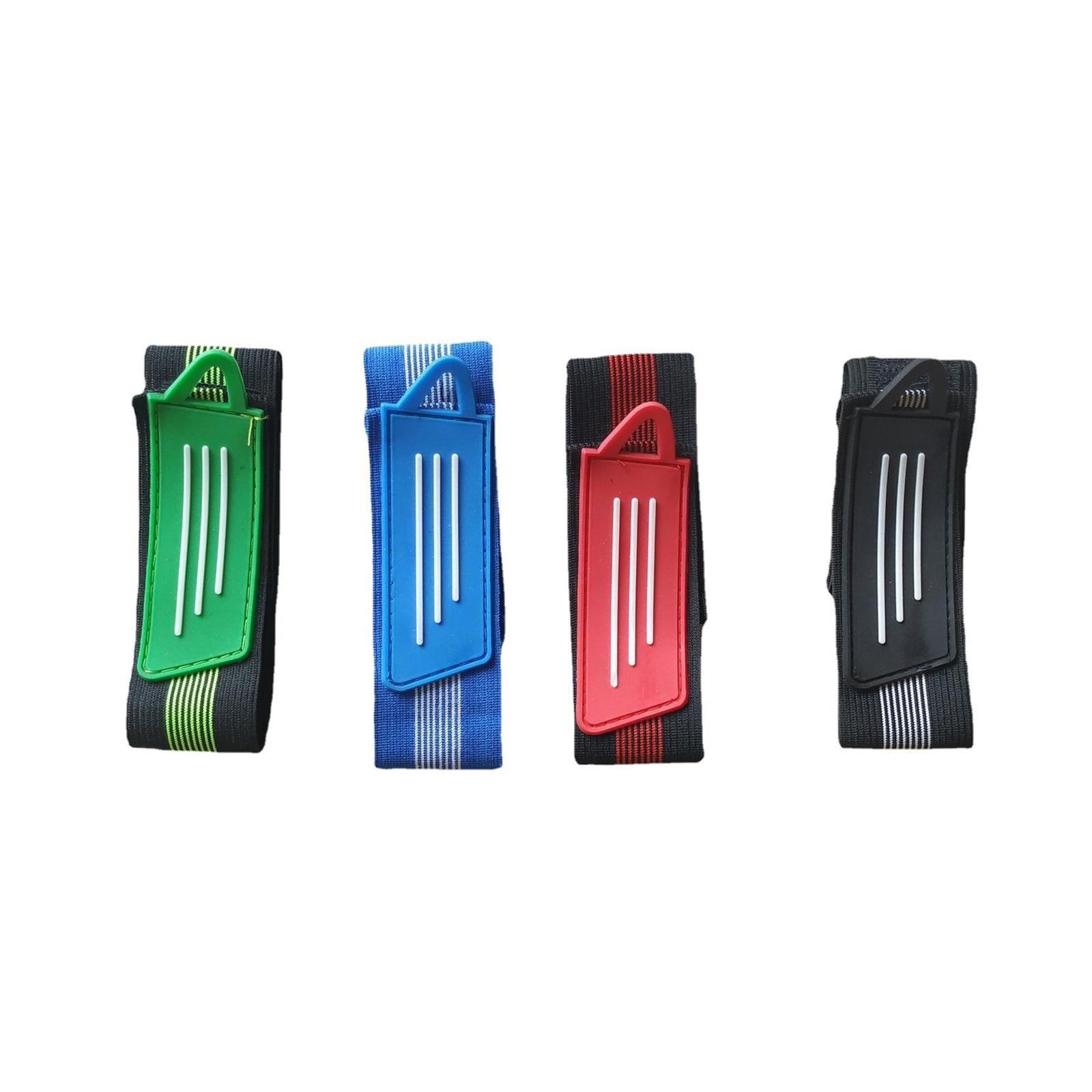 2x2Pcs Bicycle Ankle Leg Strap Outdoors Remove and Install Easily Bandage Black