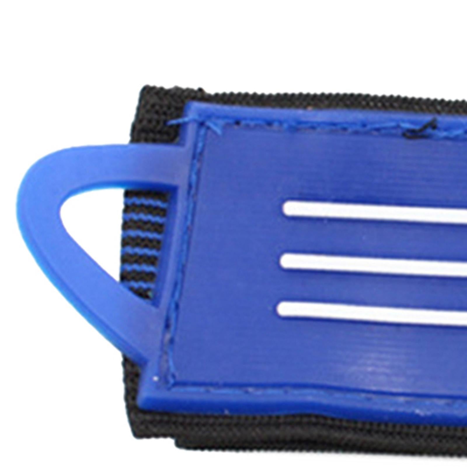 2x2Pcs Bicycle Ankle Leg Strap Outdoors Remove and Install Easily Bandage Blue
