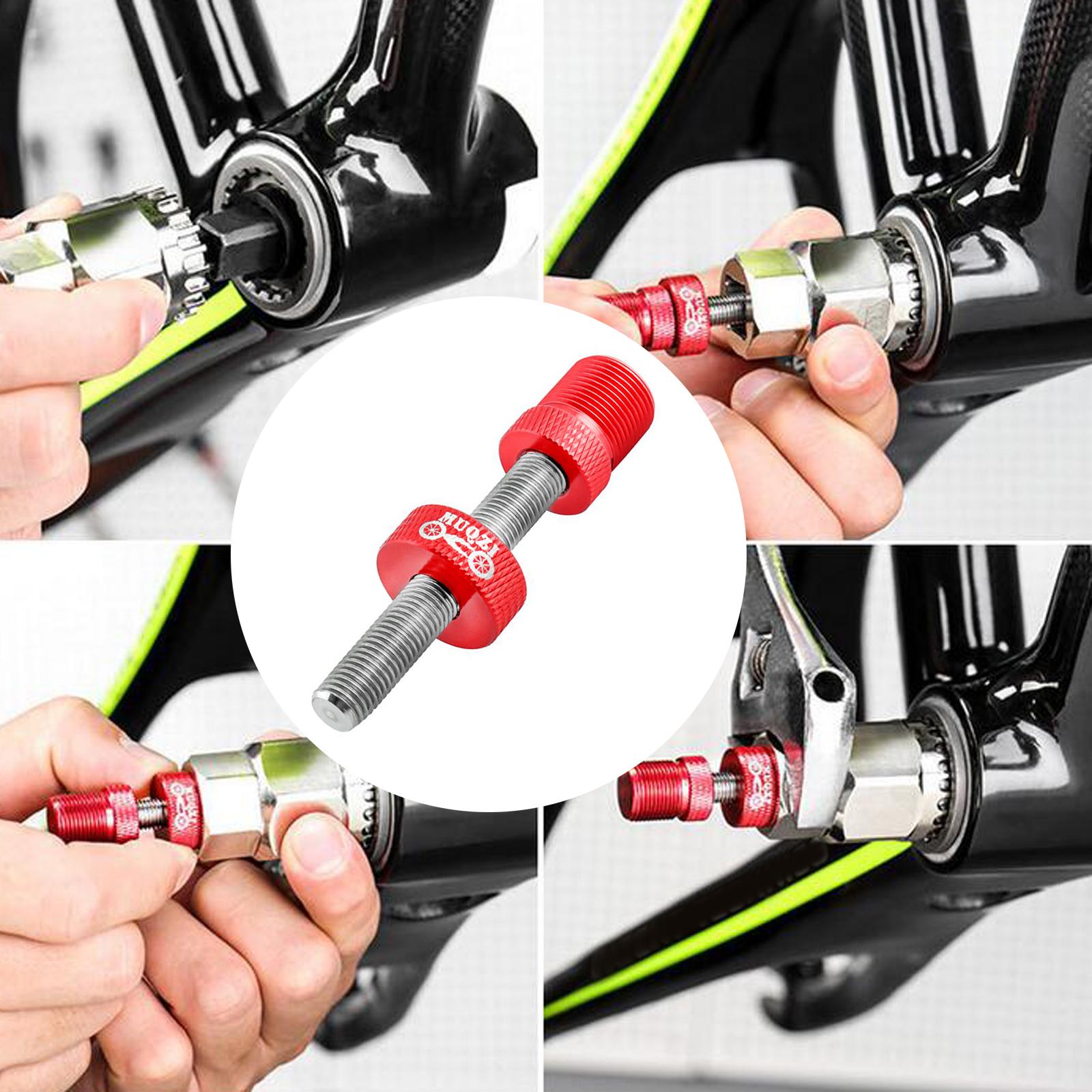 2xBike Crank Extractor Puller Durable Repair Tool for Bicycle Repairing Biking Red