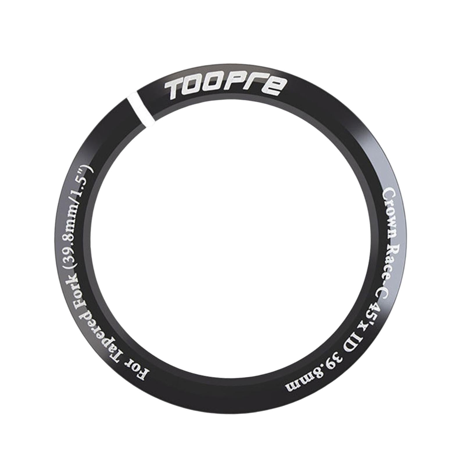 2xMTB Bike Headset Base Spacer for Bicycle Aluminium Alloy Conversion Adapter C Bottom Base