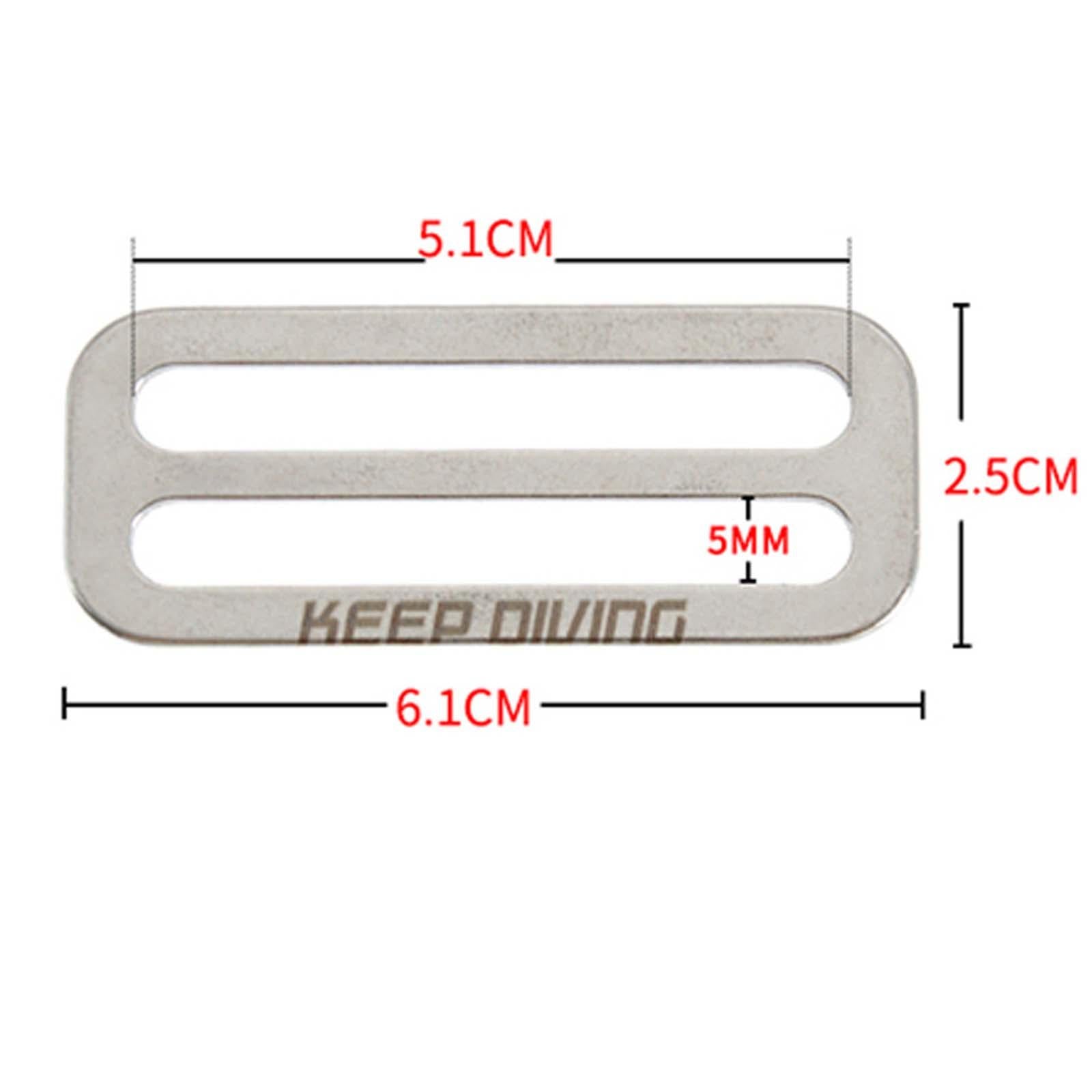 4xDiving Weight Belt Slide Keeper Glider Adjustable for Snorkeling Water Sport