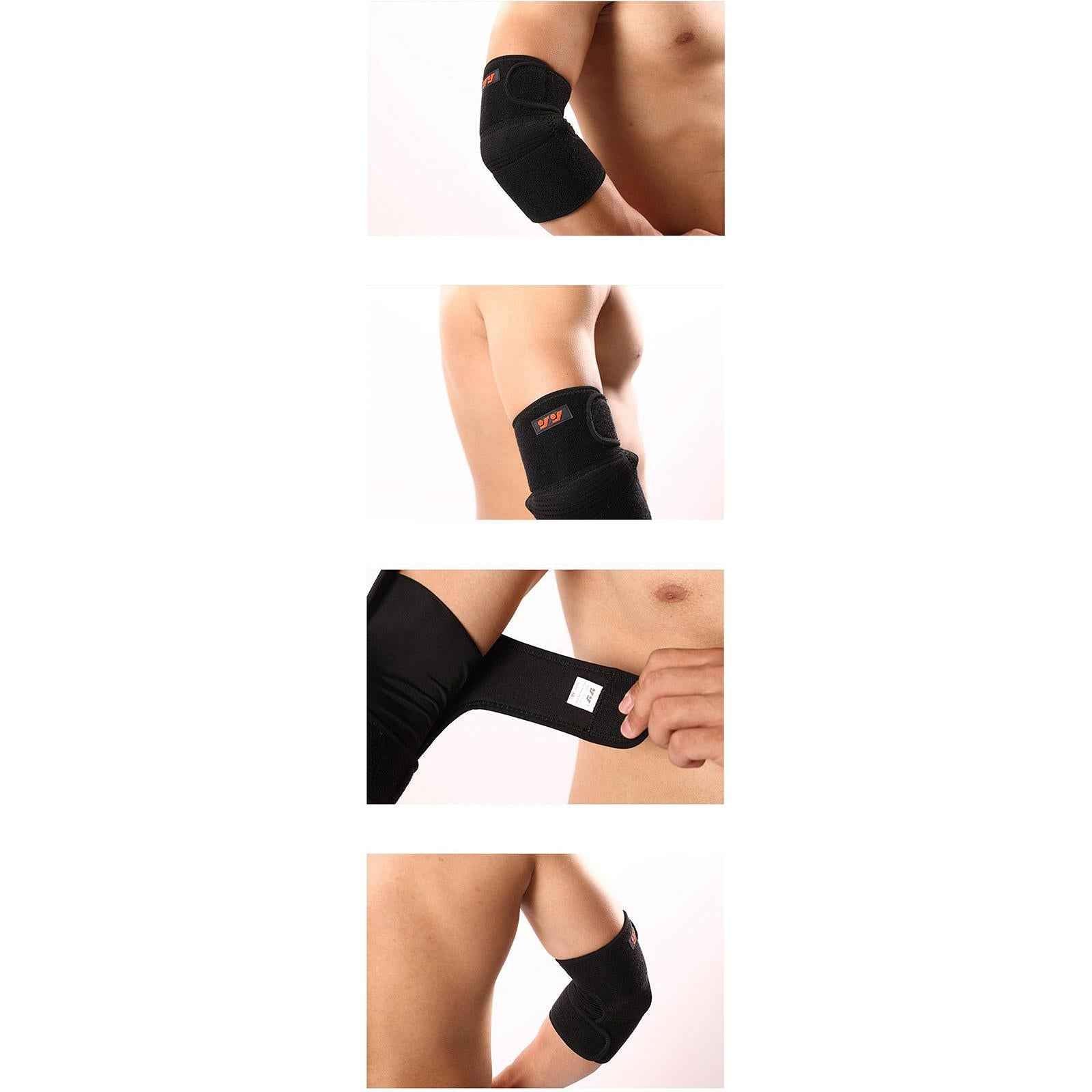 Elbow Wrap Sweat Absorbing Wrap Adjustable for Gym Baseball Men and Women