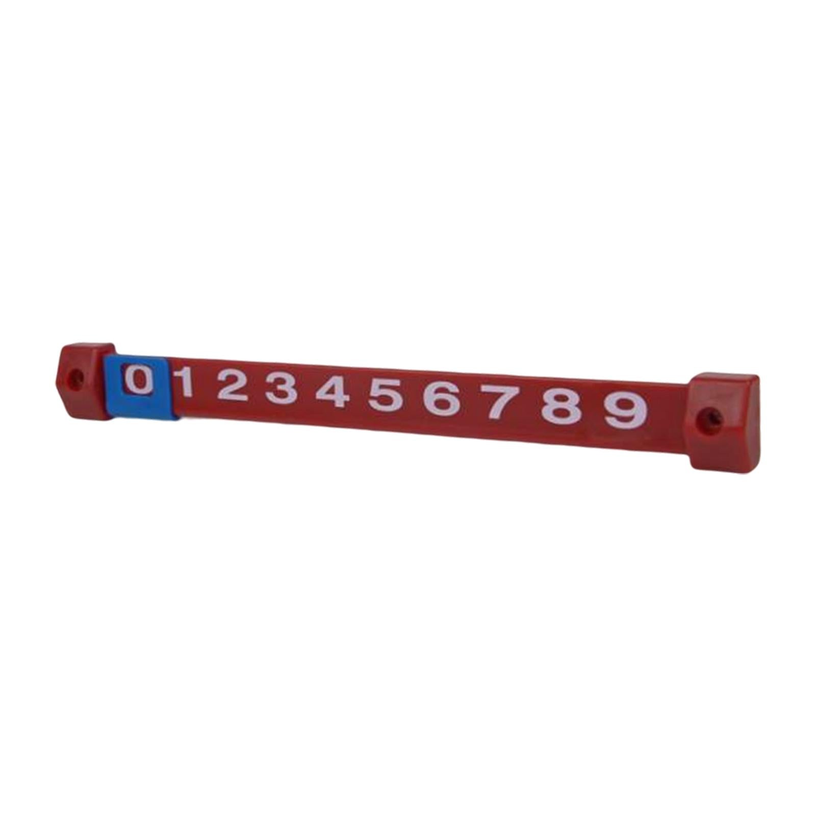 3xFoosball Scoreboard Universal Portable 10 Numbers Table Football Counter Red
