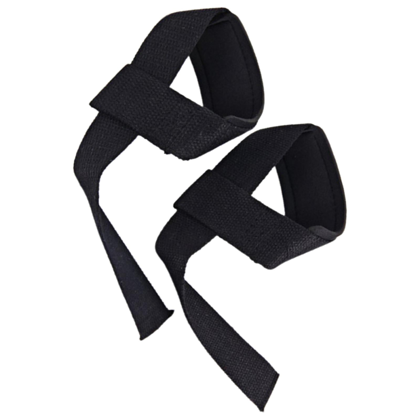 2x1 Pair Weight Lifting Straps Wrist Support Wraps for Fitness Bodybuilding