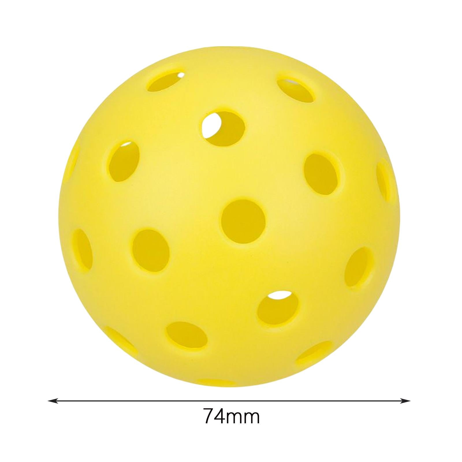 3xGolf Balls Airflow Hollow Lightweight Practice Golf Balls for Backyard Yellow