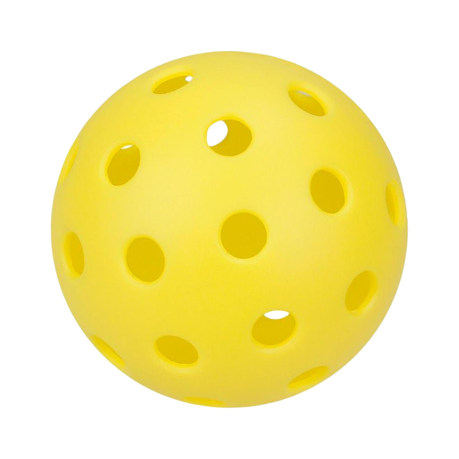 4xGolf Balls Airflow Hollow Lightweight Practice Golf Balls for Backyard Yellow