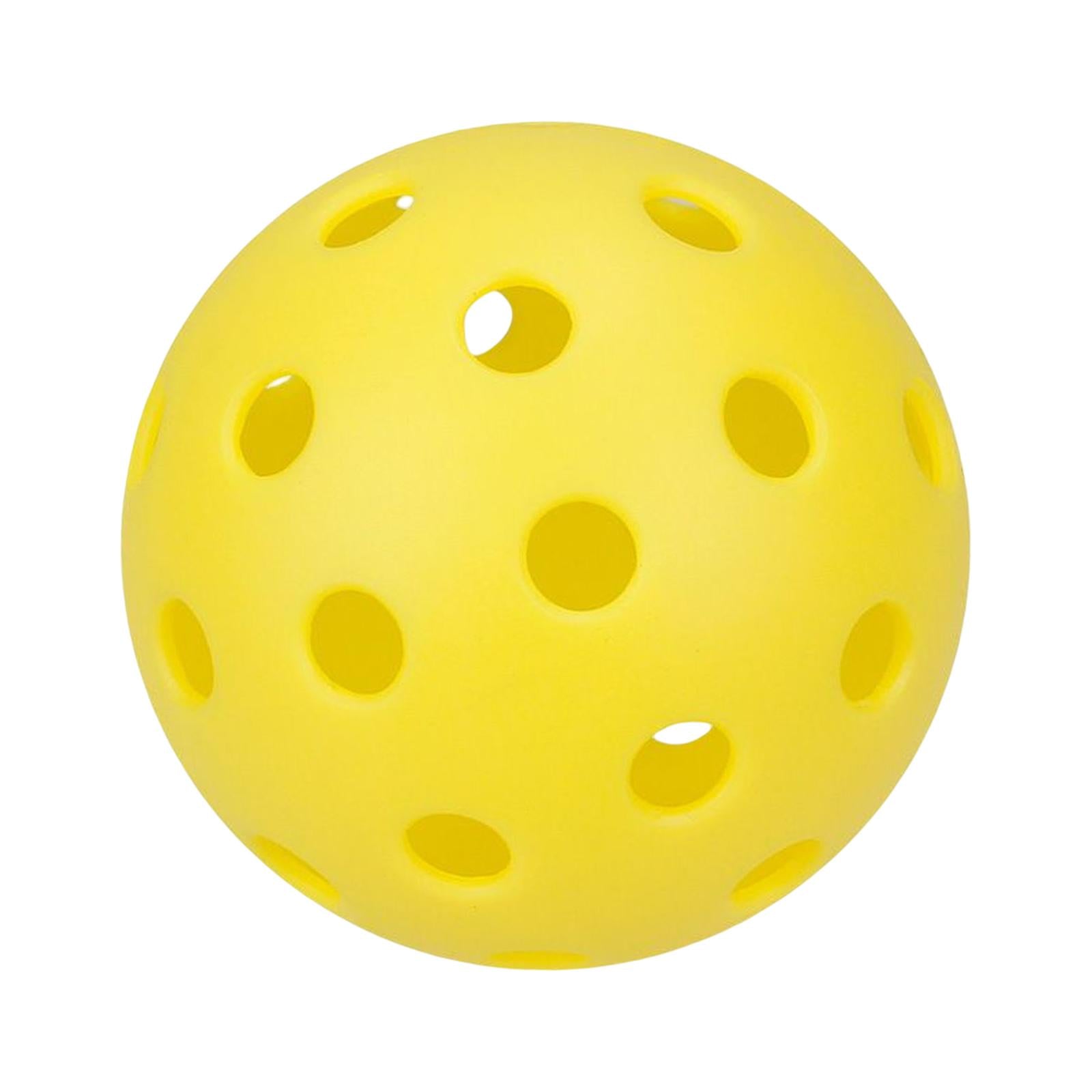 4xGolf Balls Airflow Hollow Lightweight Practice Golf Balls for Backyard Yellow