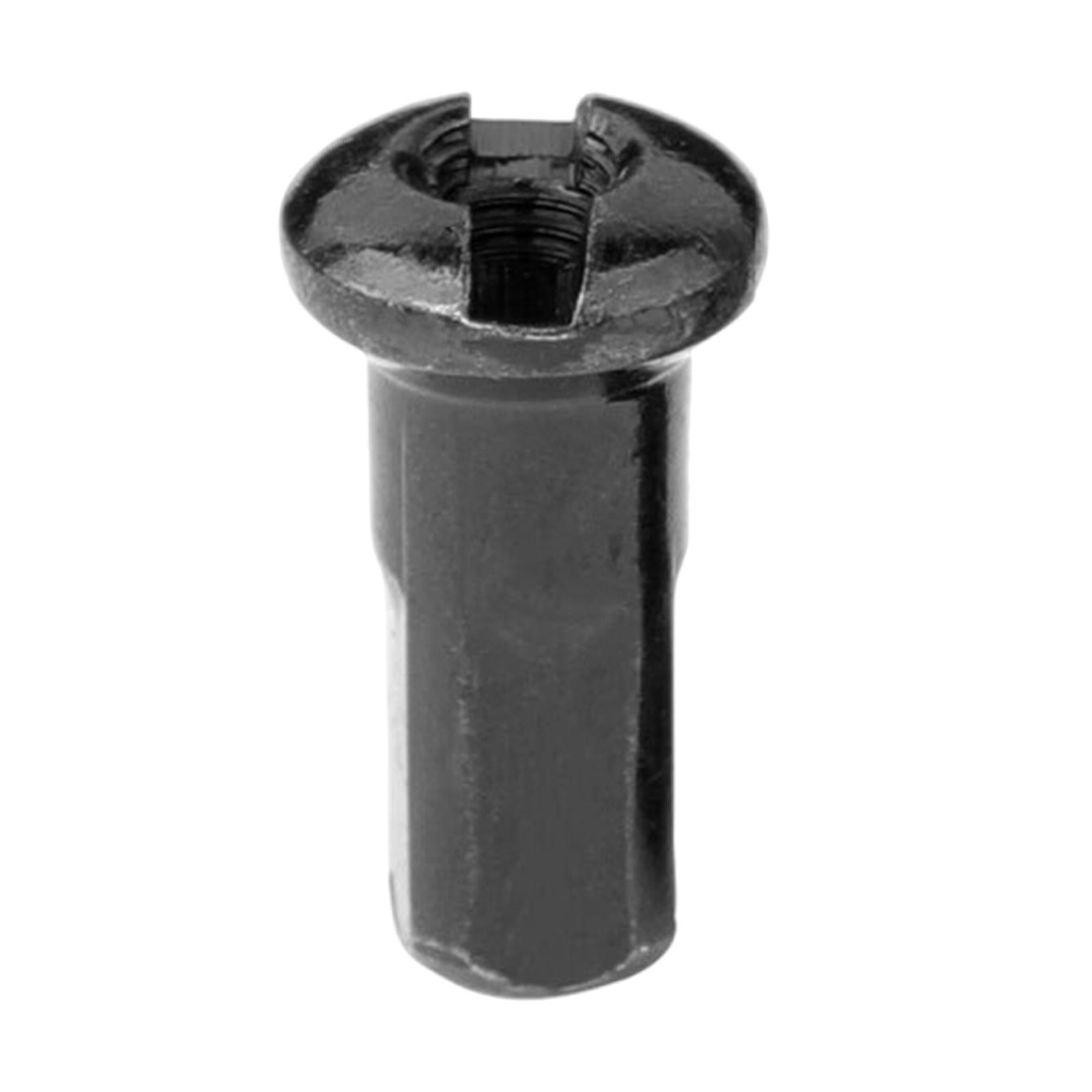 3x50Pcs Bike Spoke Nipples Spoke Decoration End Tips Nipples Bicycle Spoke Cap 13mm 13G Black