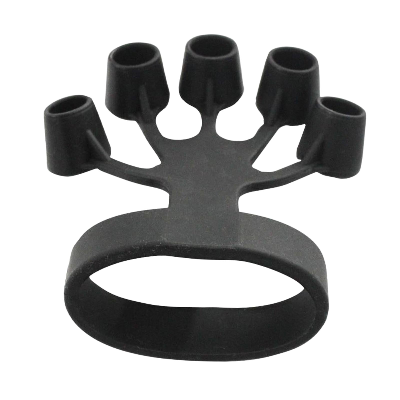 2xHand Grip Strengthener Device Tool Training Equipment Finger Exerciser Black 11lbs