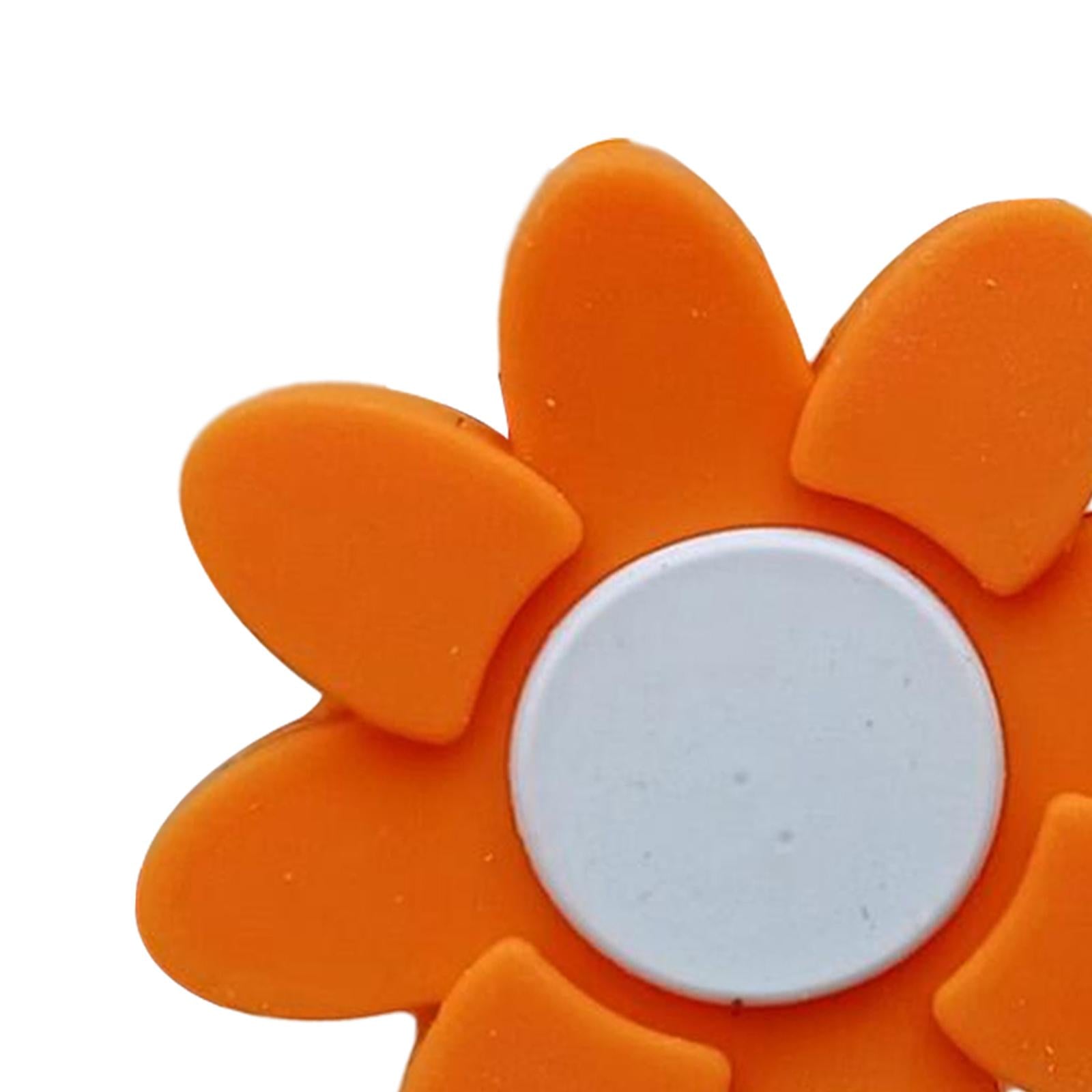 3xTennis Racket Vibration Dampener Tennis Racquet Shock Absorber User Friendly Orange